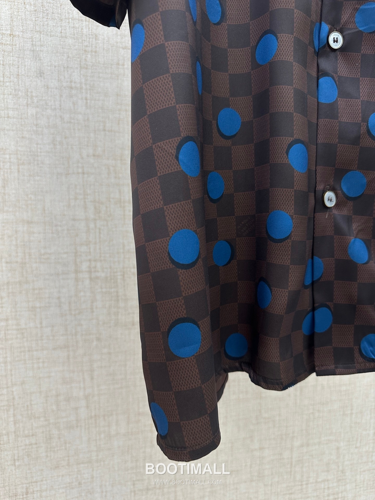 Louis Vuitton Damier Pop Shirt Brown Short Sleeve Shirt 루이비통 다미에 팝 셔츠 브라운 반팔 셔츠 9