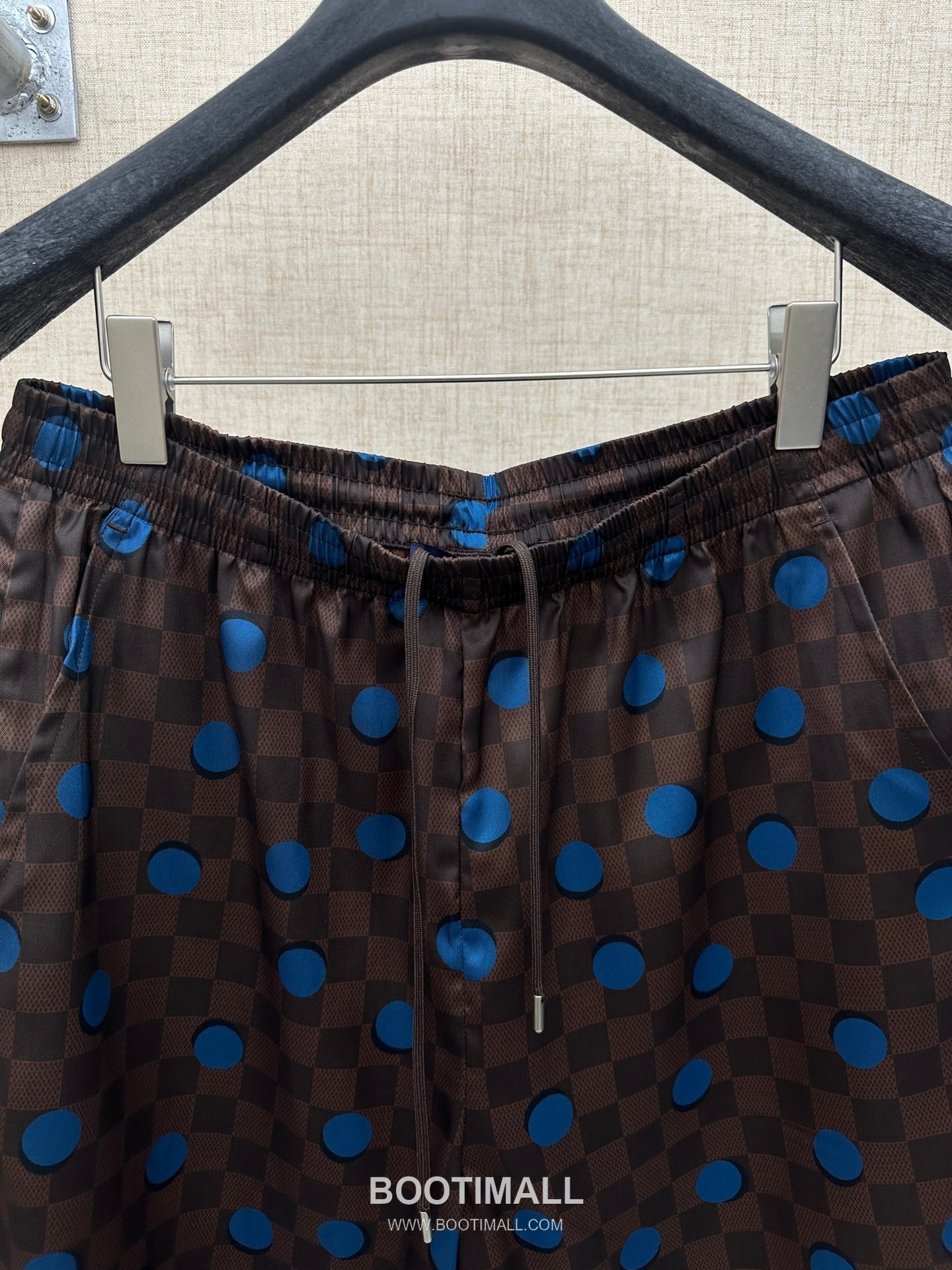 Louis Vuitton Damier Pop Satin Silk Satin Brown Shorts 루이비통 다미에 팝 새틴 실크 새틴 브라운 쇼츠 5