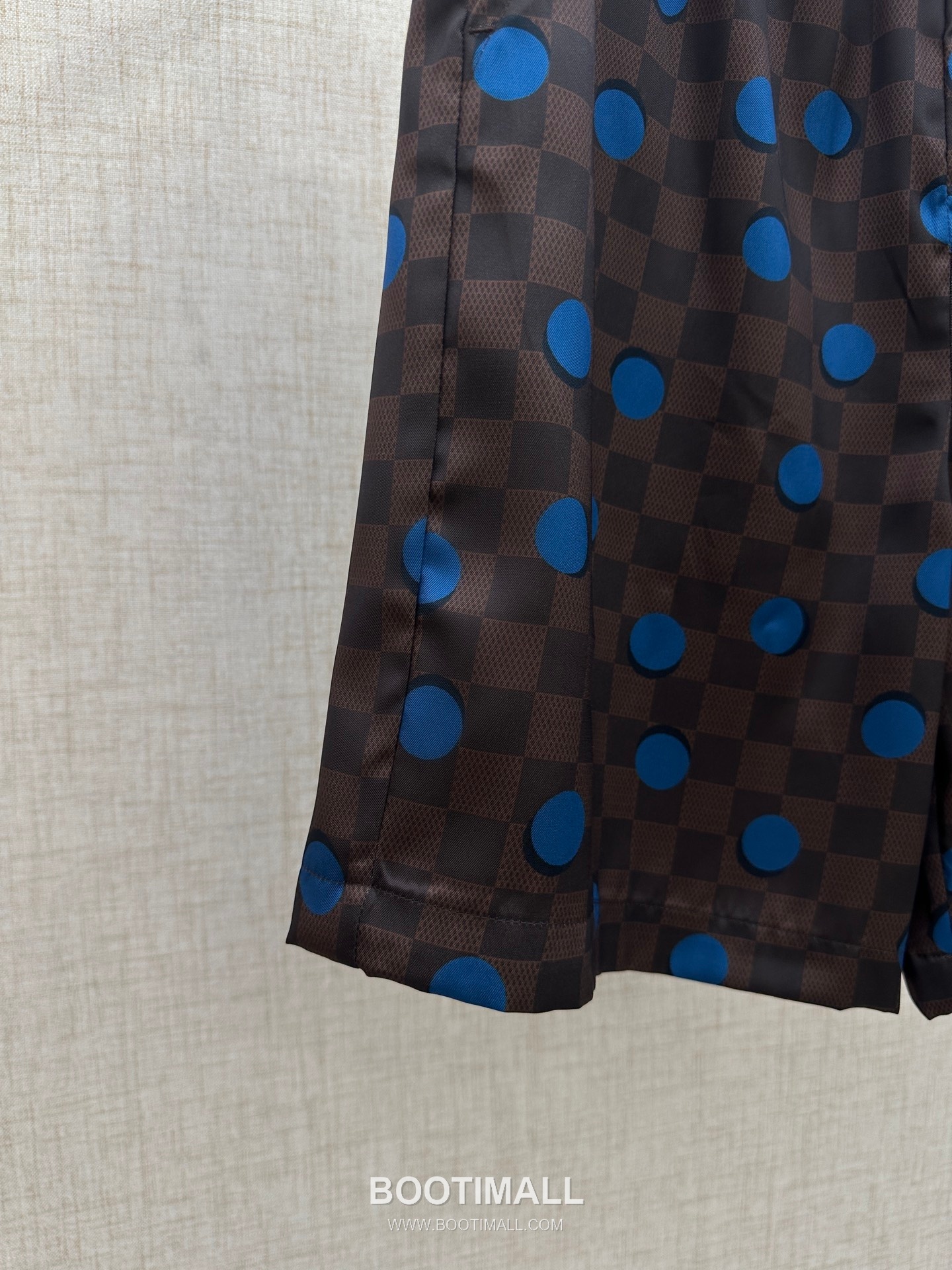 Louis Vuitton Damier Pop Satin Silk Satin Brown Shorts 루이비통 다미에 팝 새틴 실크 새틴 브라운 쇼츠 6