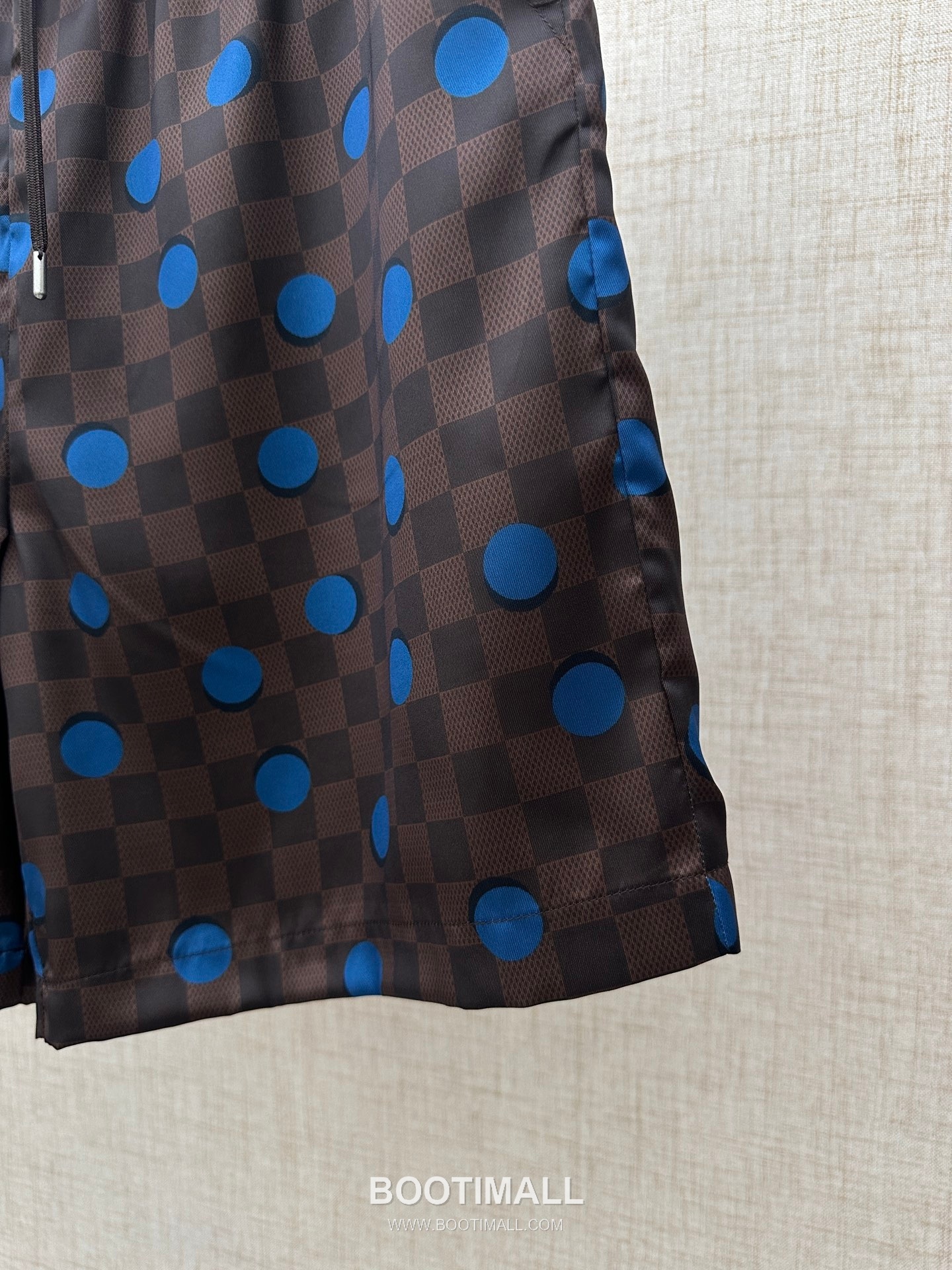 Louis Vuitton Damier Pop Satin Silk Satin Brown Shorts 루이비통 다미에 팝 새틴 실크 새틴 브라운 쇼츠 7