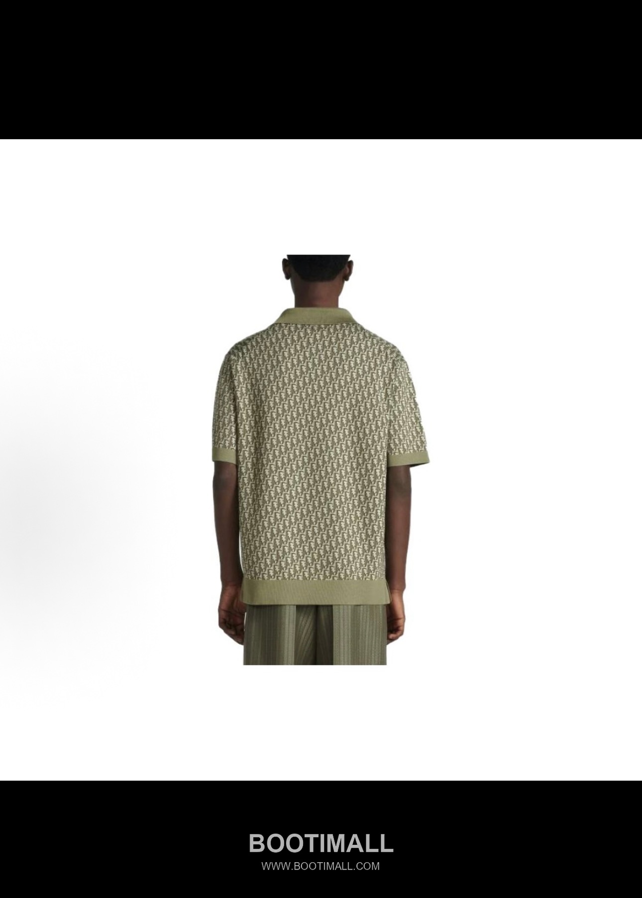 Louis Vuitton Oblique Jacquard Polo Cotton Olive Green Polo Shirt 루이비통 오블리크 자카드 폴로 코튼 올리브 그린 폴로 셔츠 9