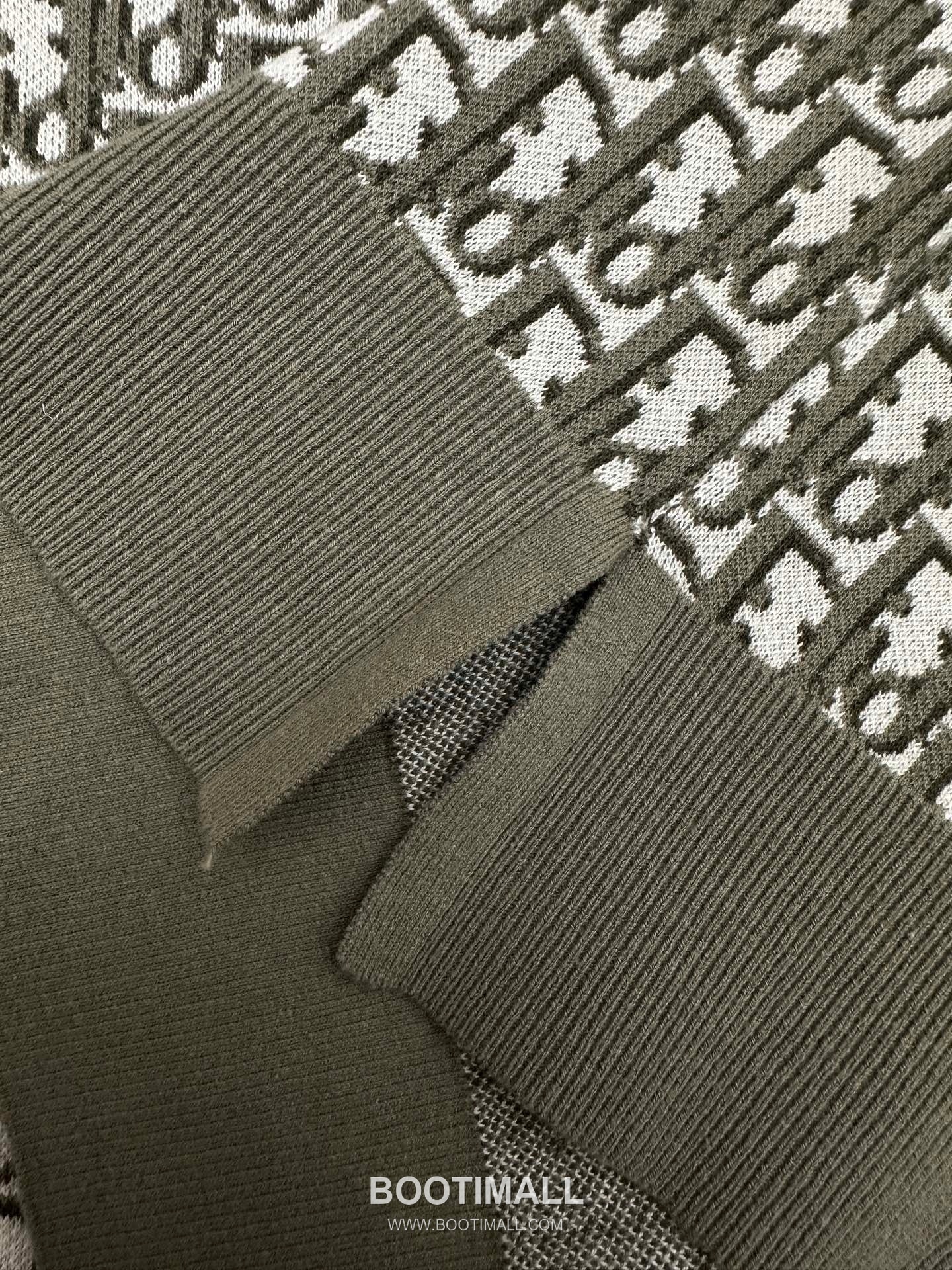 Louis Vuitton Oblique Jacquard Polo Cotton Olive Green Polo Shirt 루이비통 오블리크 자카드 폴로 코튼 올리브 그린 폴로 셔츠 17