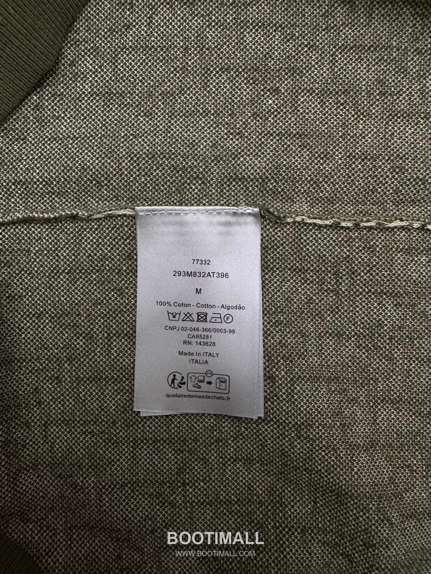 Louis Vuitton Oblique Jacquard Polo Cotton Olive Green Polo Shirt 루이비통 오블리크 자카드 폴로 코튼 올리브 그린 폴로 셔츠 18