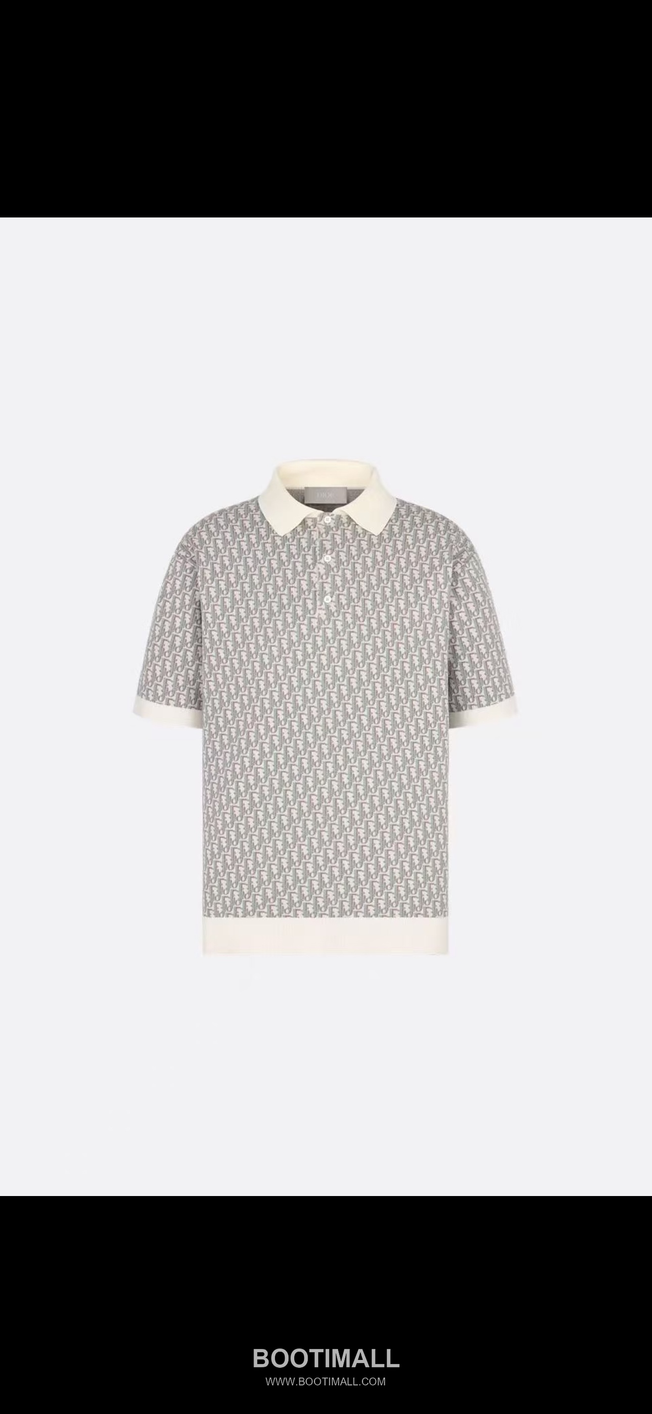Louis Vuitton Oblique Jacquard Polo Cotton Beige Polo Shirt 루이비통 오블리크 자카드 폴로 코튼 베이지 폴로 셔츠 1