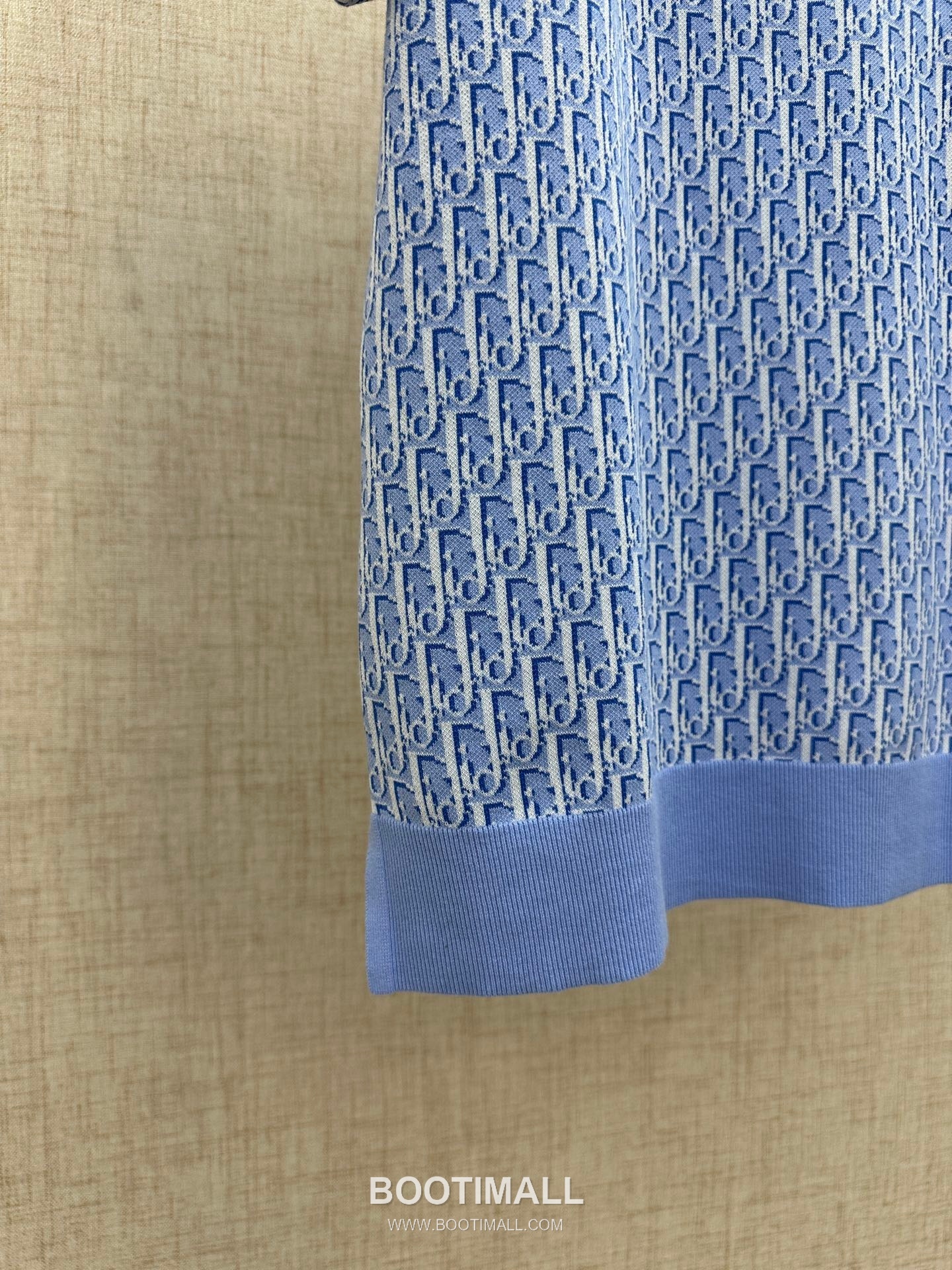 Louis Vuitton Oblique Jacquard Polo Cotton Light Blue Polo Shirt 루이비통 오블리크 자카드 폴로 코튼 라이트 블루 폴로 셔츠 7