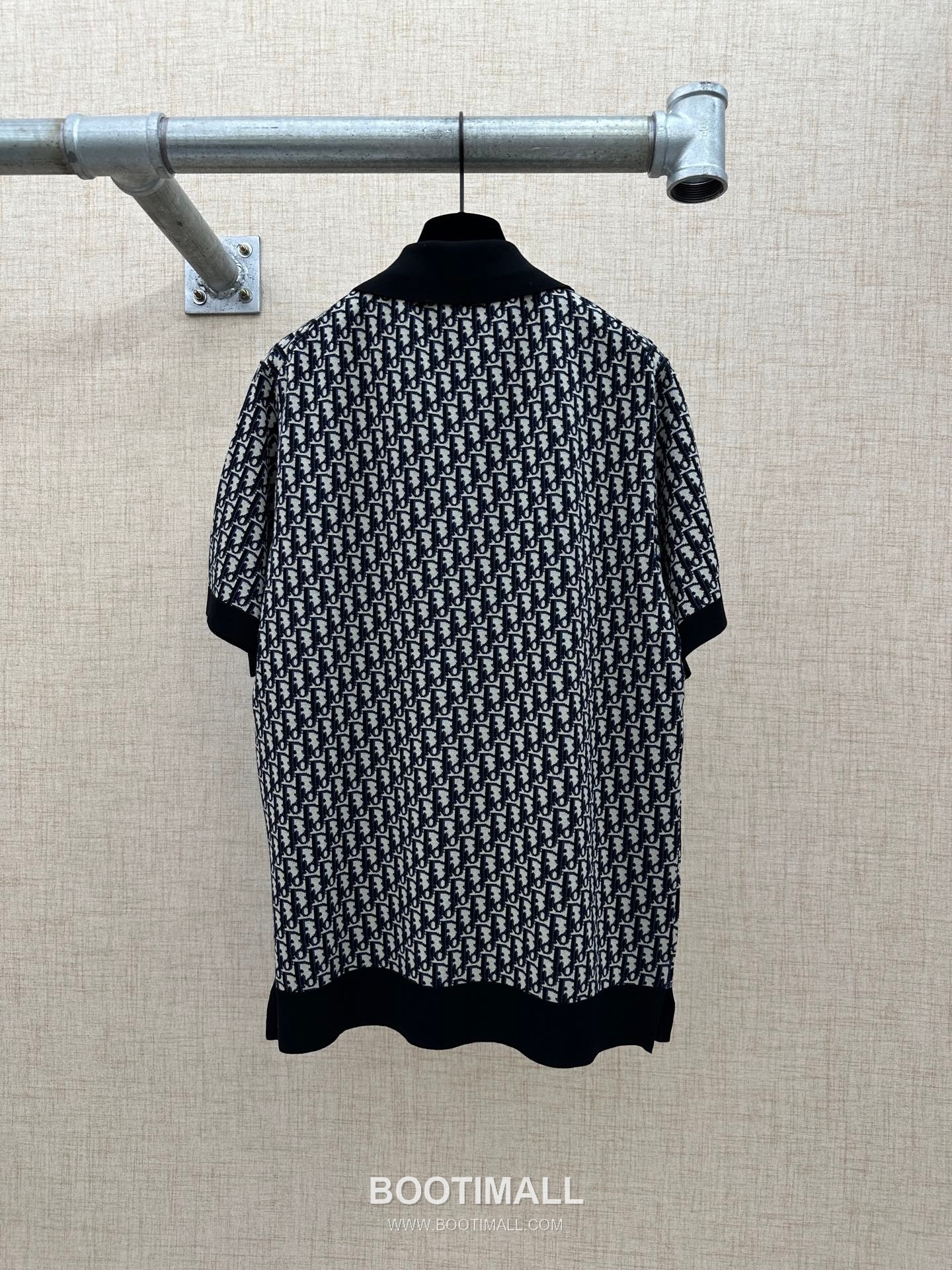 Louis Vuitton Oblique Jacquard Polo Cotton Beige Polo Shirt 루이비통 오블리크 자카드 폴로 코튼 베이지 폴로 셔츠 9