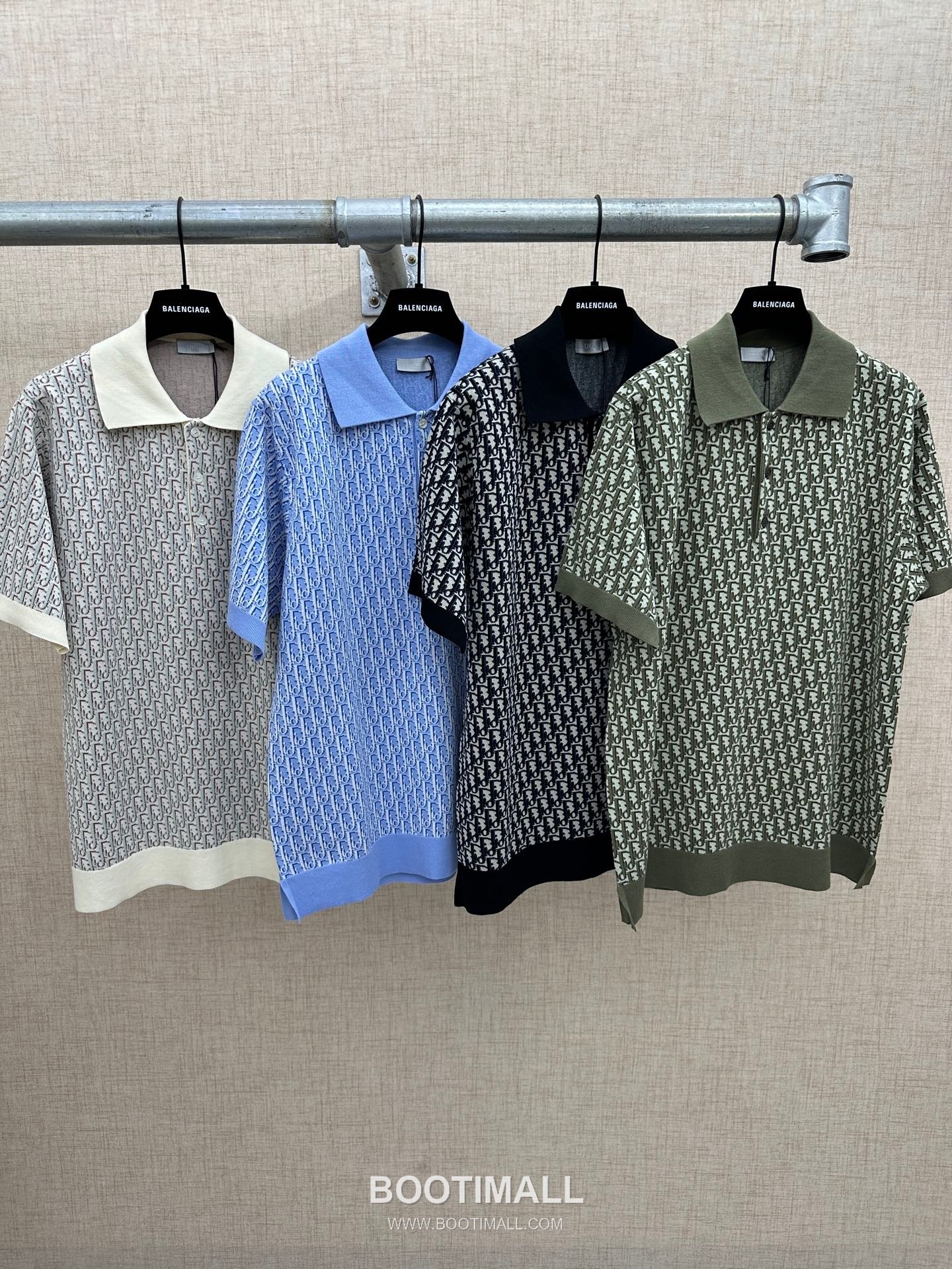 Louis Vuitton Oblique Jacquard Polo Cotton Beige Polo Shirt 루이비통 오블리크 자카드 폴로 코튼 베이지 폴로 셔츠 10