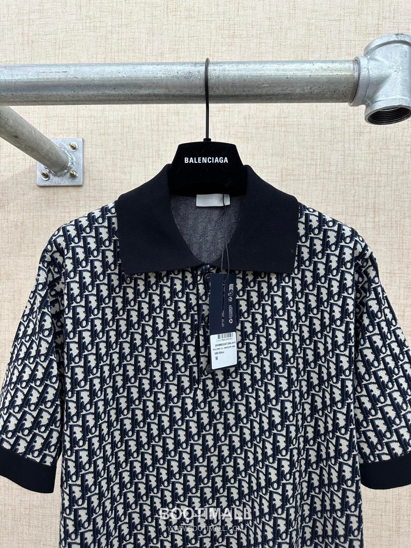 Louis Vuitton Oblique Jacquard Polo Cotton Beige Polo Shirt 루이비통 오블리크 자카드 폴로 코튼 베이지 폴로 셔츠 11