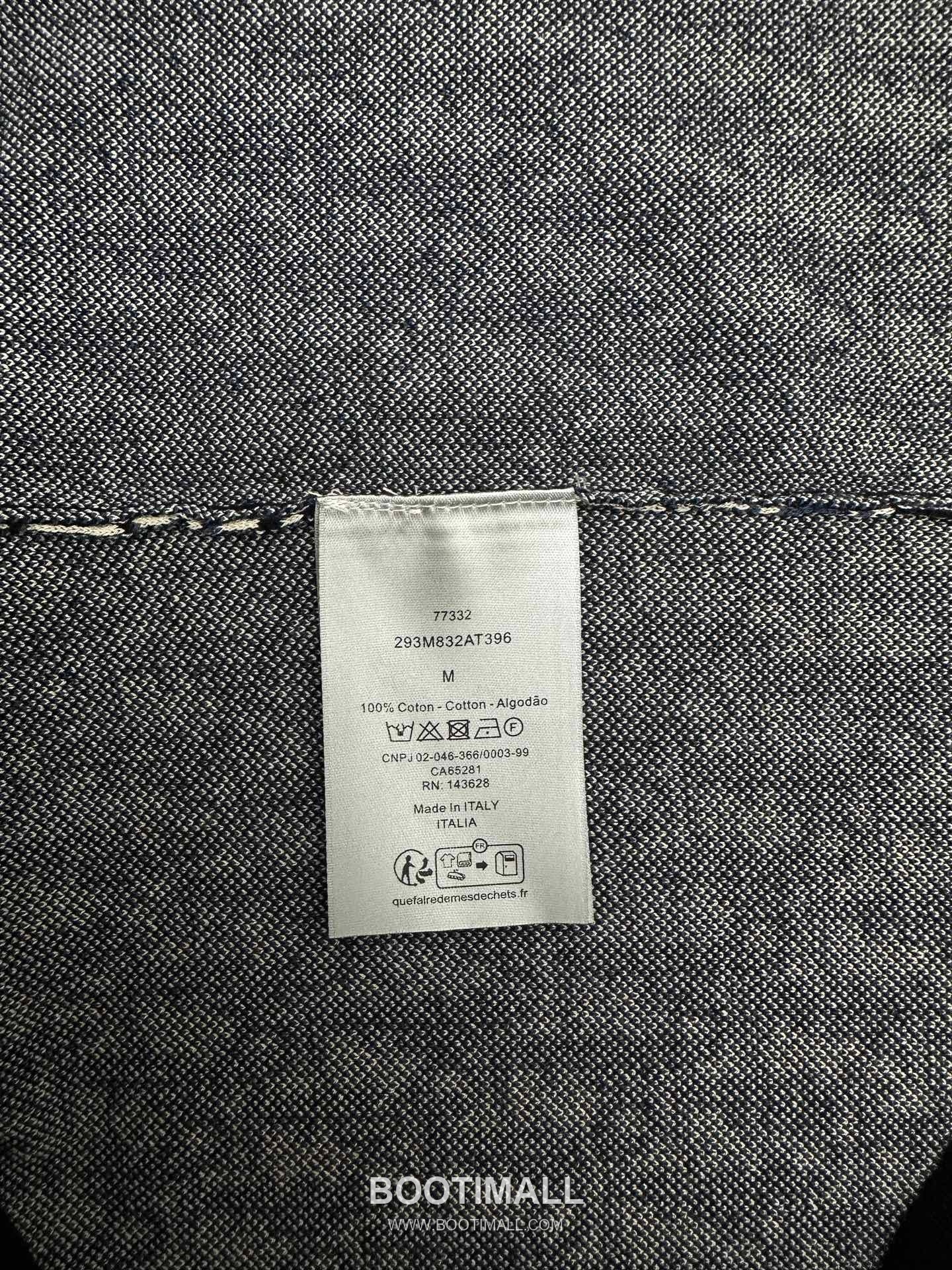 Louis Vuitton Oblique Jacquard Polo Cotton Beige Polo Shirt 루이비통 오블리크 자카드 폴로 코튼 베이지 폴로 셔츠 16