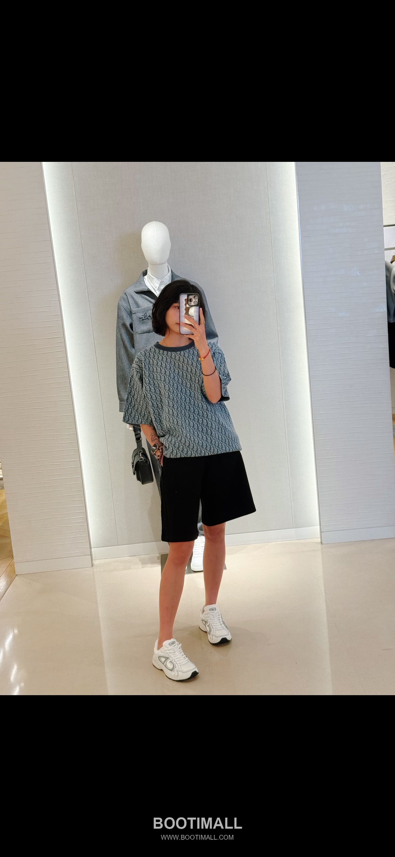 Louis Vuitton Oblique Jacquard Tee Cotton Blue T-Shirt 루이비통 오블리크 자카드 티 코튼 블루 반소매 티셔츠 4