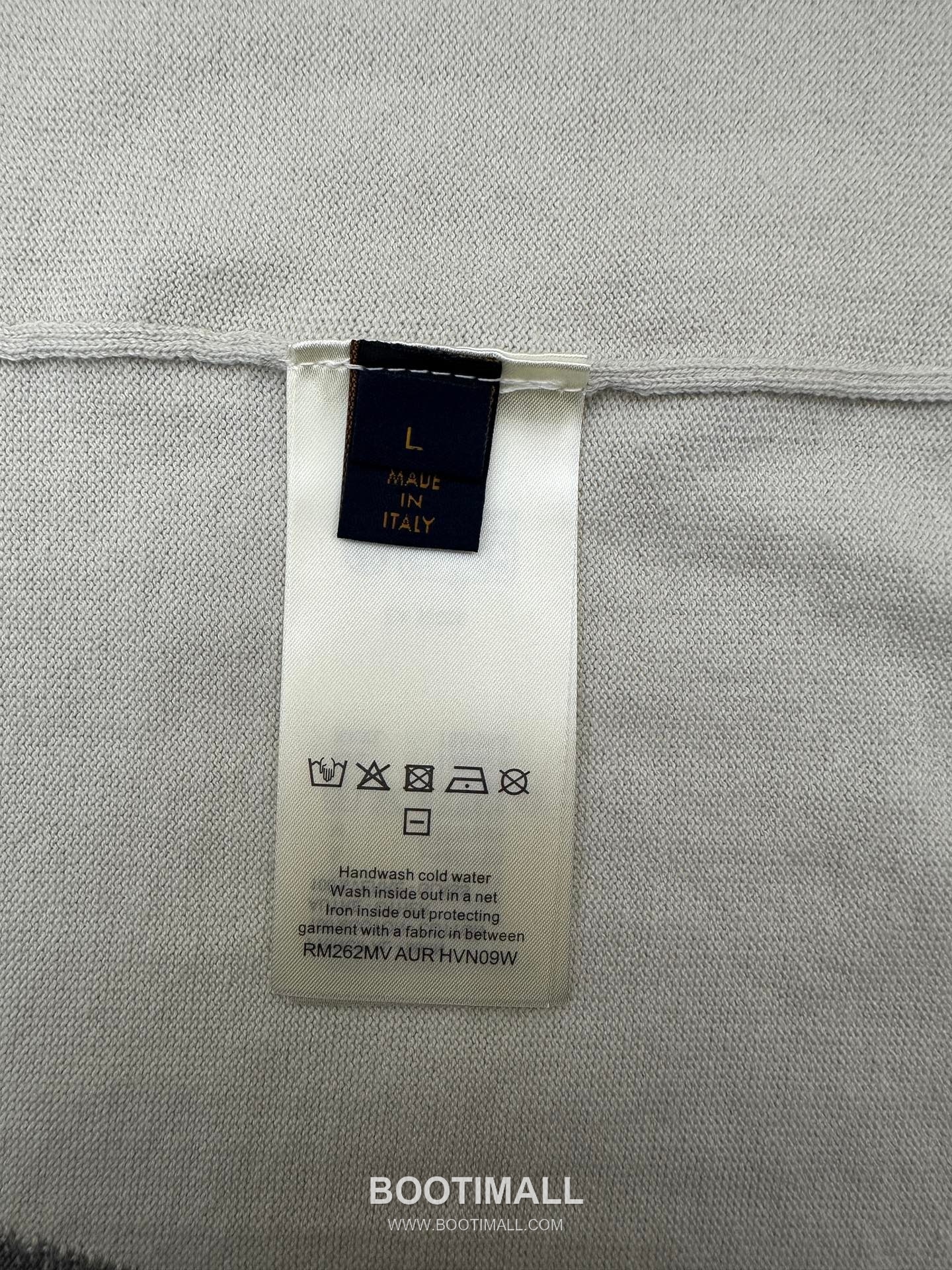 Louis Vuitton Geometric Jacquard Knit Cotton Light Blue T-Shirt 루이비통 지오메트릭 자카드 니트 코튼 라이트 블루 반팔 티셔츠 13