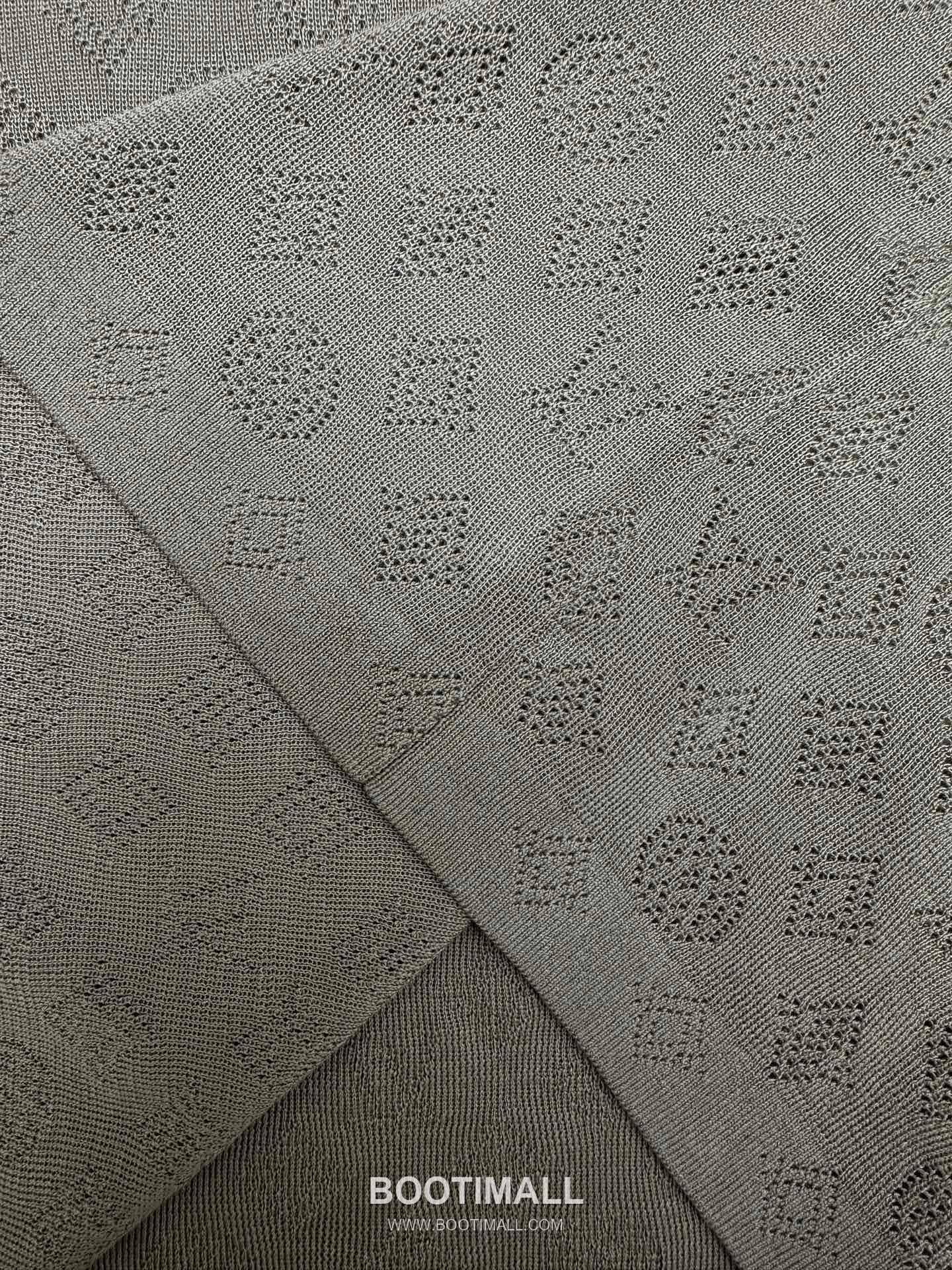 Louis Vuitton Monogram Mesh Polo Cotton Tencel Blend Khaki Polo Shirt 루이비통 모노그램 메쉬 폴로 코튼 텐셀 블렌드 카키 폴로 셔츠 13