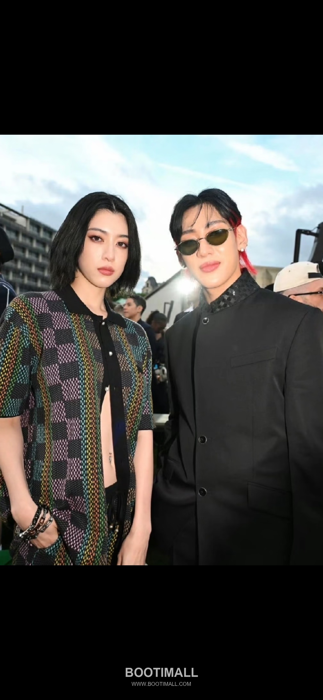 Louis Vuitton Damier Jacquard Short Cotton Black Shirt 루이비통 다미에 자카드 반팔 코튼 블랙 셔츠 2