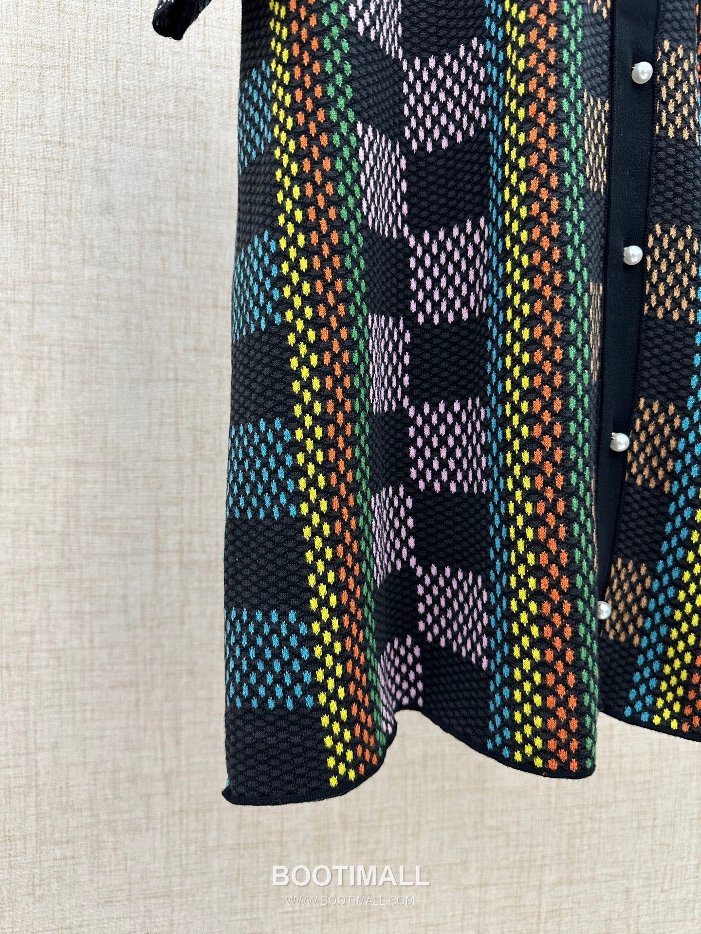 Louis Vuitton Damier Jacquard Short Cotton Black Shirt 루이비통 다미에 자카드 반팔 코튼 블랙 셔츠 12