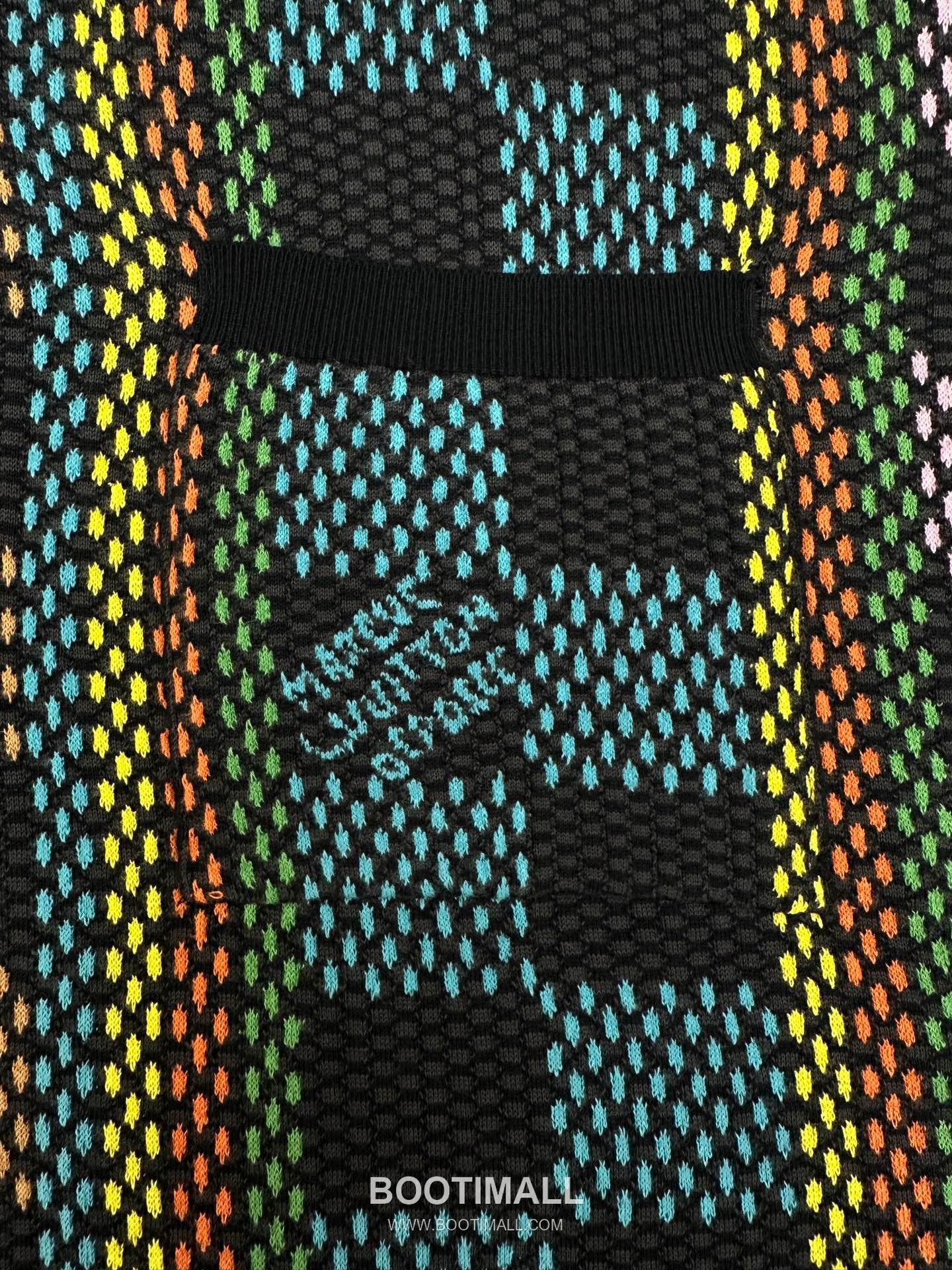 Louis Vuitton Damier Jacquard Short Cotton Black Shirt 루이비통 다미에 자카드 반팔 코튼 블랙 셔츠 14