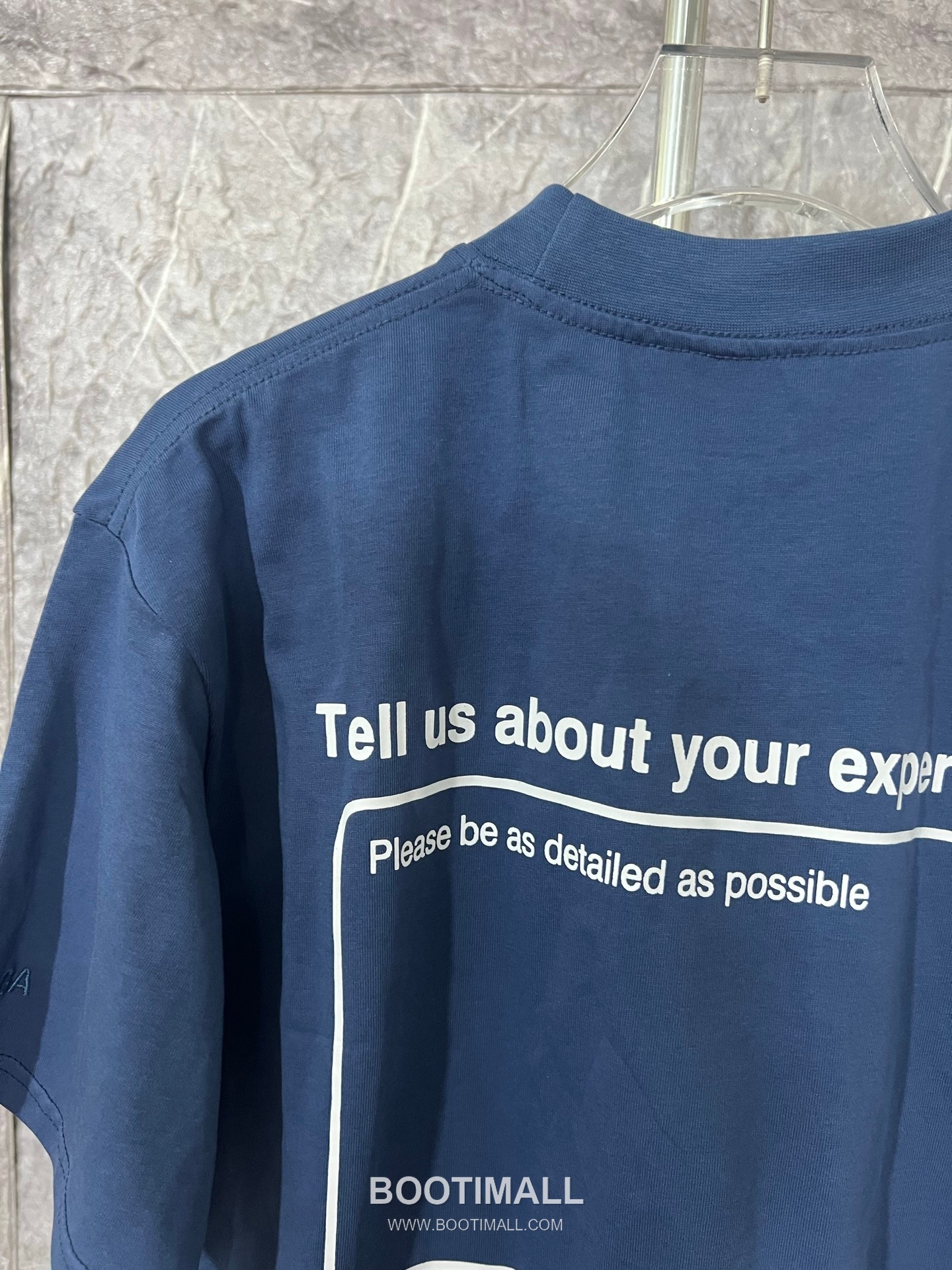 Balenciaga Star Embroidery Tee Cotton Blue T-Shirt 발렌시아가 스타 자수 티 코튼 블루 반팔 티셔츠 16