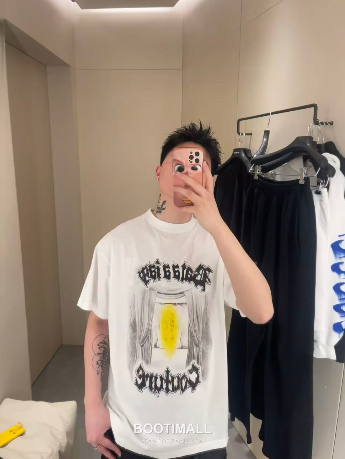 Balenciaga Dark Rock Graffiti Tee Black T-Shirt 발렌시아가 다크 록 그래피티 티 블랙 반소매 티셔츠 5