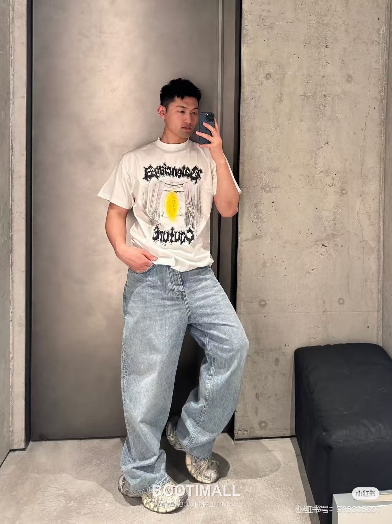 Balenciaga Dark Rock Graffiti Tee Black T-Shirt 발렌시아가 다크 록 그래피티 티 블랙 반소매 티셔츠 9