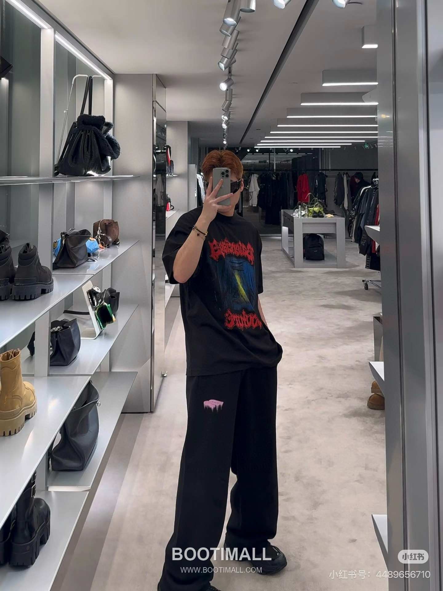 Balenciaga Dark Rock Graffiti Tee Black T-Shirt 발렌시아가 다크 록 그래피티 티 블랙 반소매 티셔츠 5