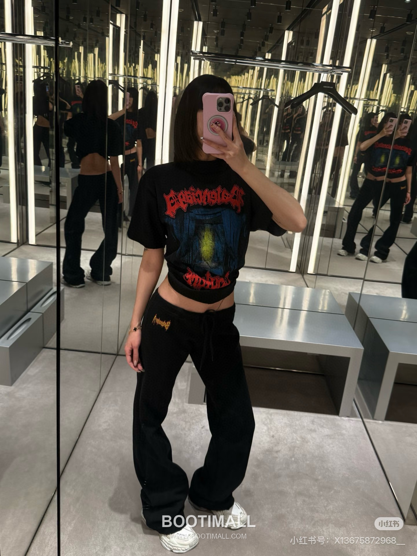 Balenciaga Dark Rock Graffiti Tee Black T-Shirt 발렌시아가 다크 록 그래피티 티 블랙 반소매 티셔츠 8