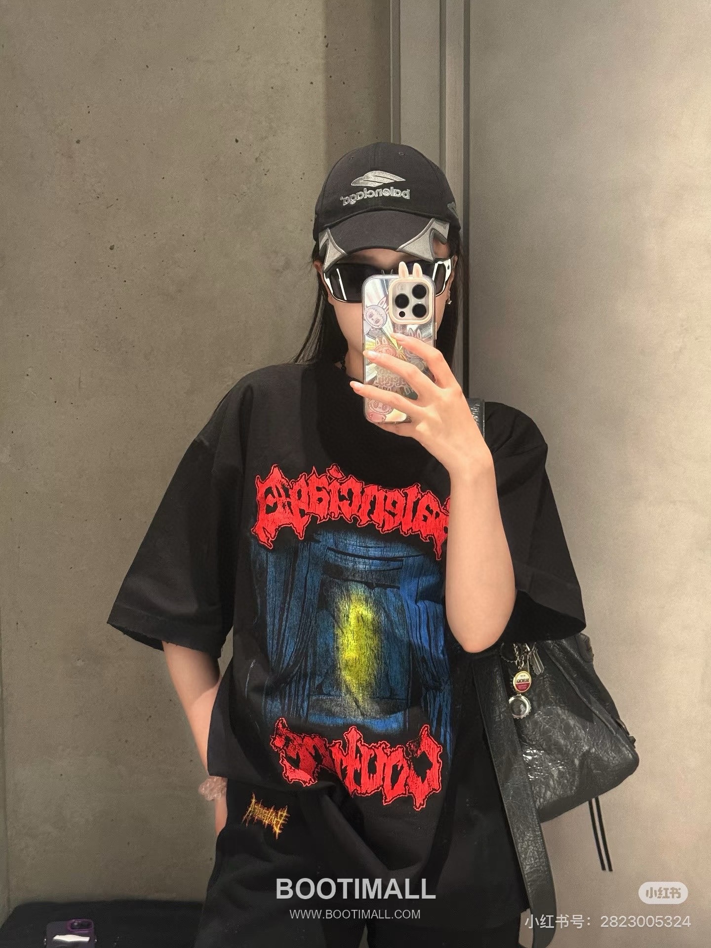 Balenciaga Dark Rock Graffiti Tee Black T-Shirt 발렌시아가 다크 록 그래피티 티 블랙 반소매 티셔츠 10