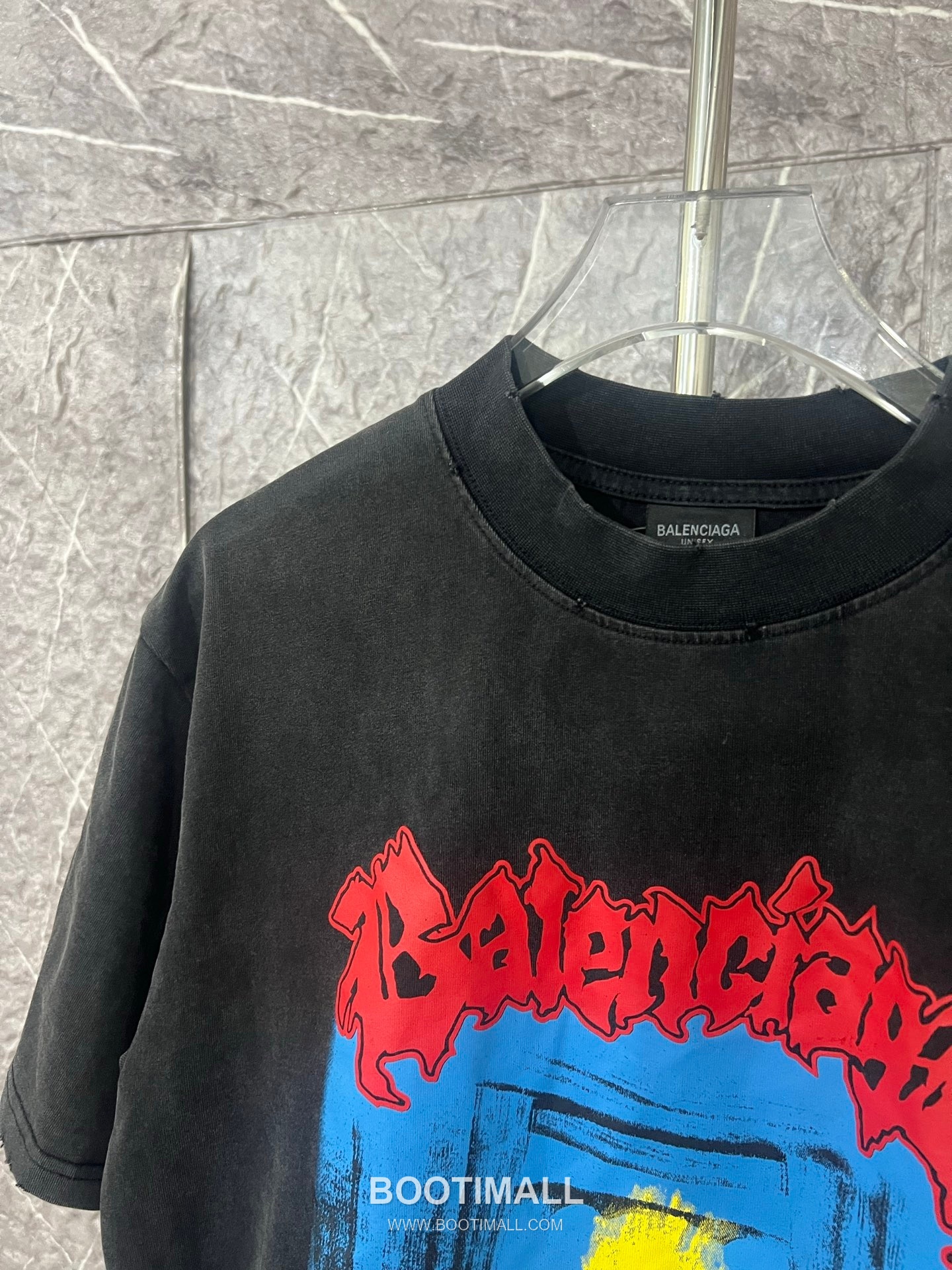Balenciaga Dark Rock Graffiti Tee Black T-Shirt 발렌시아가 다크 록 그래피티 티 블랙 반소매 티셔츠 15