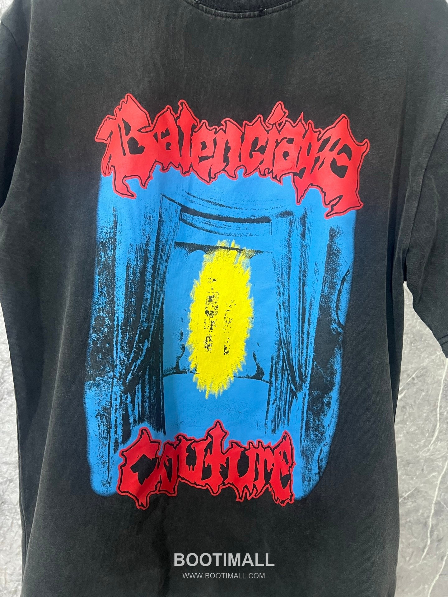 Balenciaga Dark Rock Graffiti Tee Black T-Shirt 발렌시아가 다크 록 그래피티 티 블랙 반소매 티셔츠 16