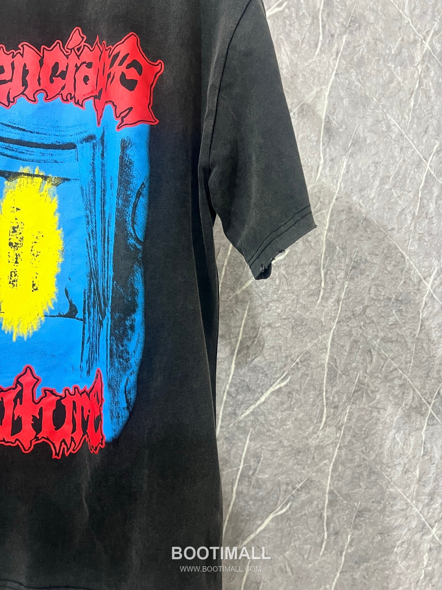 Balenciaga Dark Rock Graffiti Tee Black T-Shirt 발렌시아가 다크 록 그래피티 티 블랙 반소매 티셔츠 17