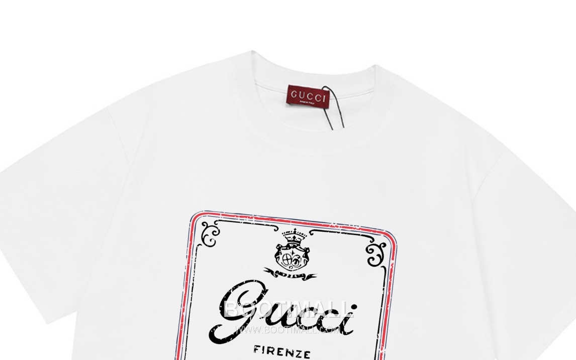 Gucci Crown 1921 Logo Tee Cotton White T-Shirt 구찌 크라운 1921 로고 티 코튼 화이트 반소매 티셔츠 8