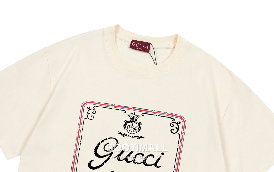 Gucci Crown 1921 Logo Tee Cotton White T-Shirt 구찌 크라운 1921 로고 티 코튼 화이트 반소매 티셔츠 8