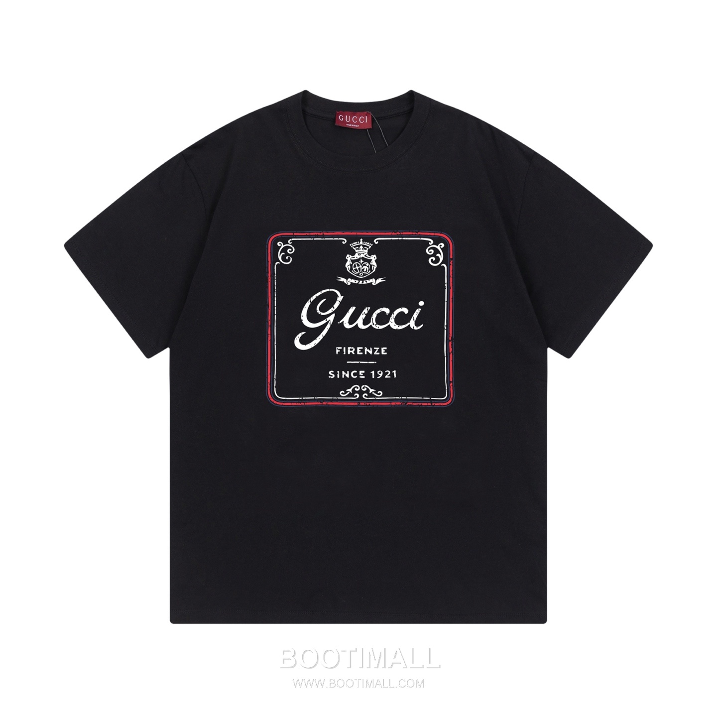 Gucci Crown 1921 Logo Tee Cotton White T-Shirt 구찌 크라운 1921 로고 티 코튼 화이트 반소매 티셔츠 5