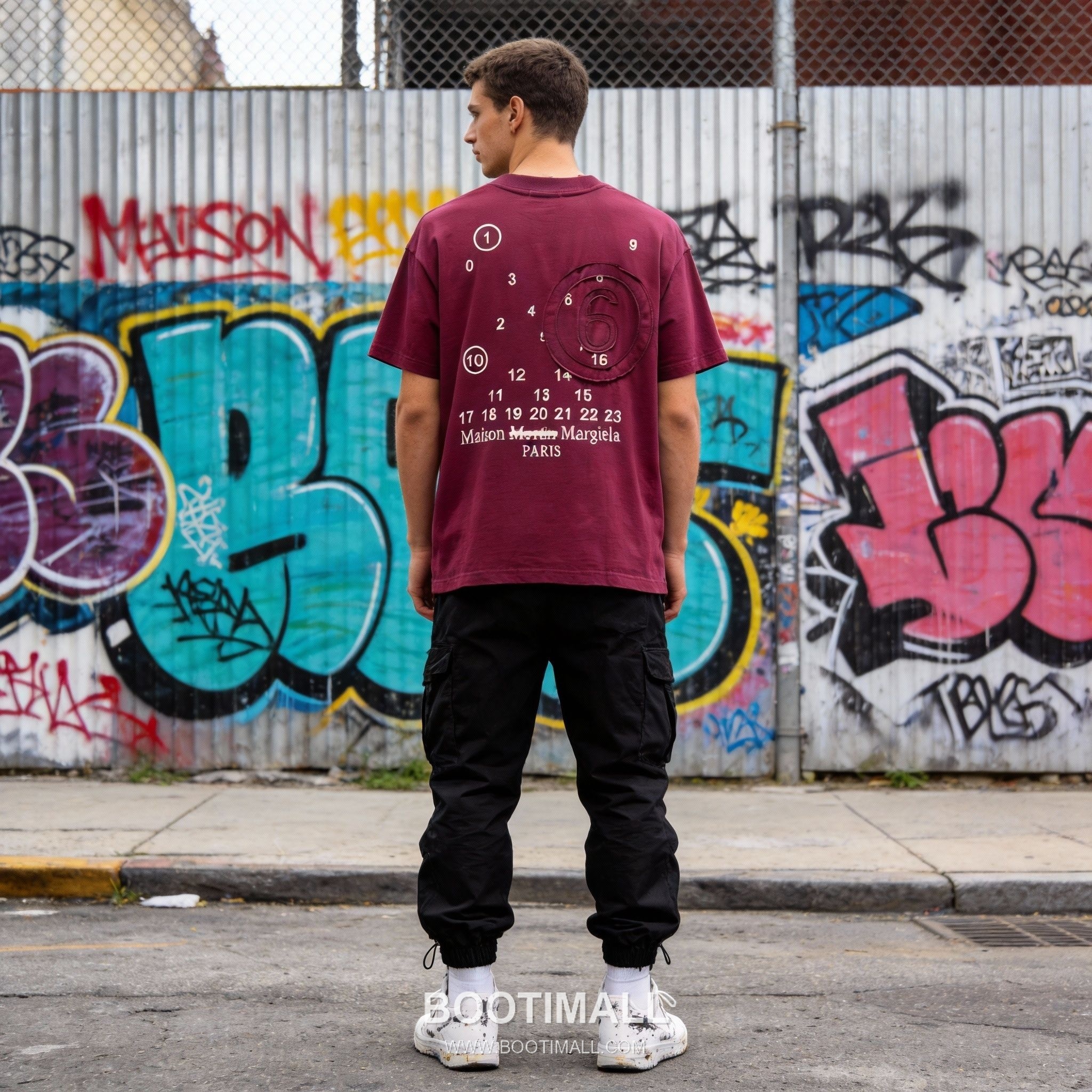 Maison Margiela Number Logo Patch Tee Black T-Shirt 메종 마르지엘라 넘버 로고 패치 티 블랙 반팔 티셔츠 1