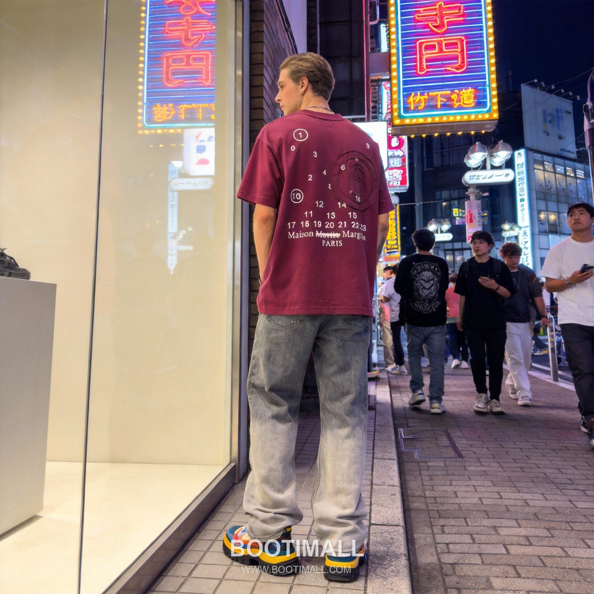 Maison Margiela Number Logo Patch Tee Black T-Shirt 메종 마르지엘라 넘버 로고 패치 티 블랙 반팔 티셔츠 3