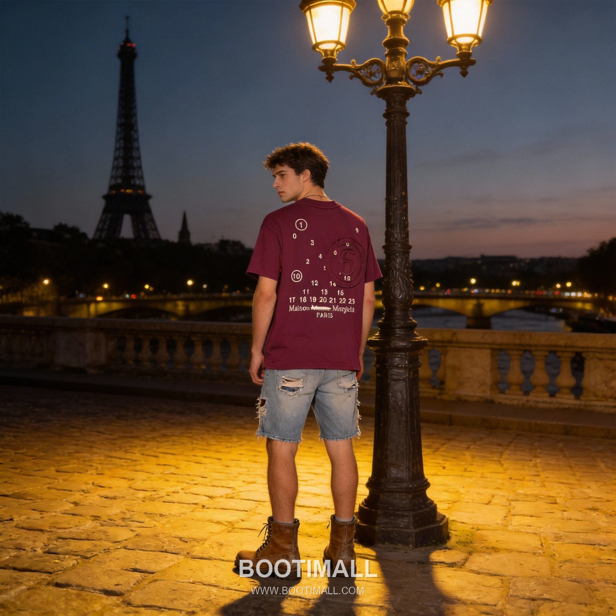 Maison Margiela Number Logo Patch Tee Black T-Shirt 메종 마르지엘라 넘버 로고 패치 티 블랙 반팔 티셔츠 4