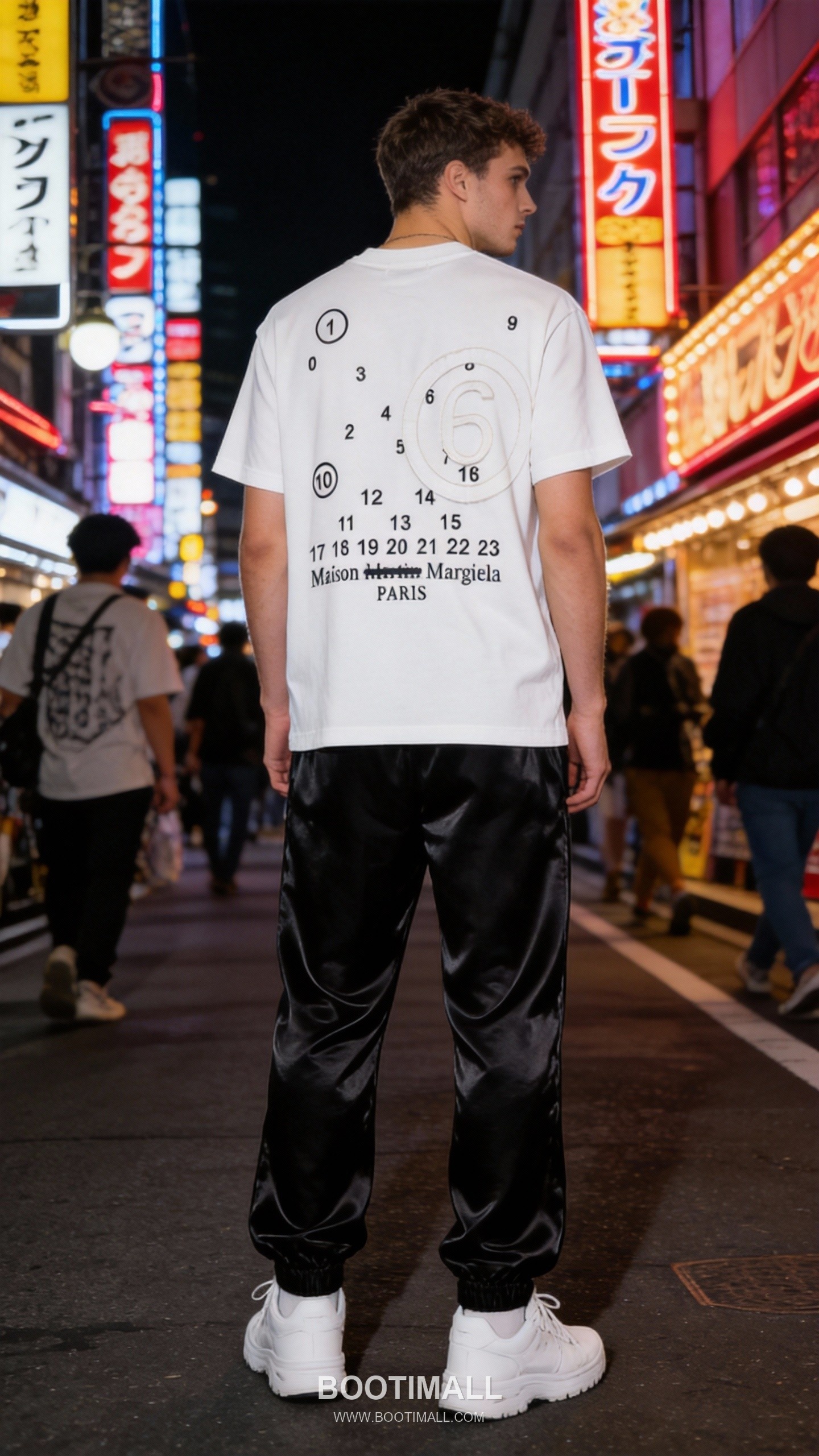 Maison Margiela Number Logo Patch Tee Black T-Shirt 메종 마르지엘라 넘버 로고 패치 티 블랙 반팔 티셔츠 2