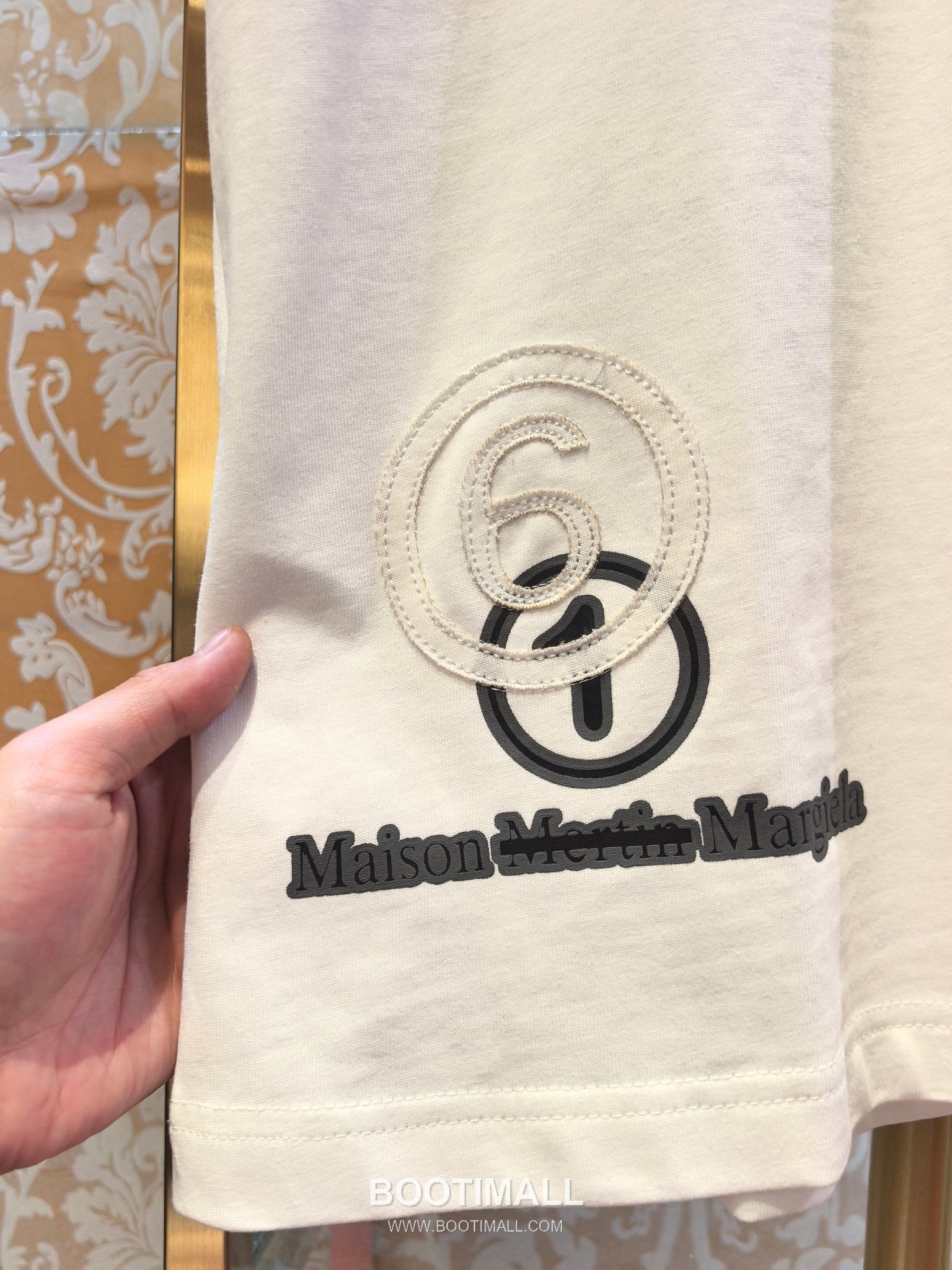 Maison Margiela Number Logo Patch Tee Black T-Shirt 메종 마르지엘라 넘버 로고 패치 티 블랙 반팔 티셔츠 4