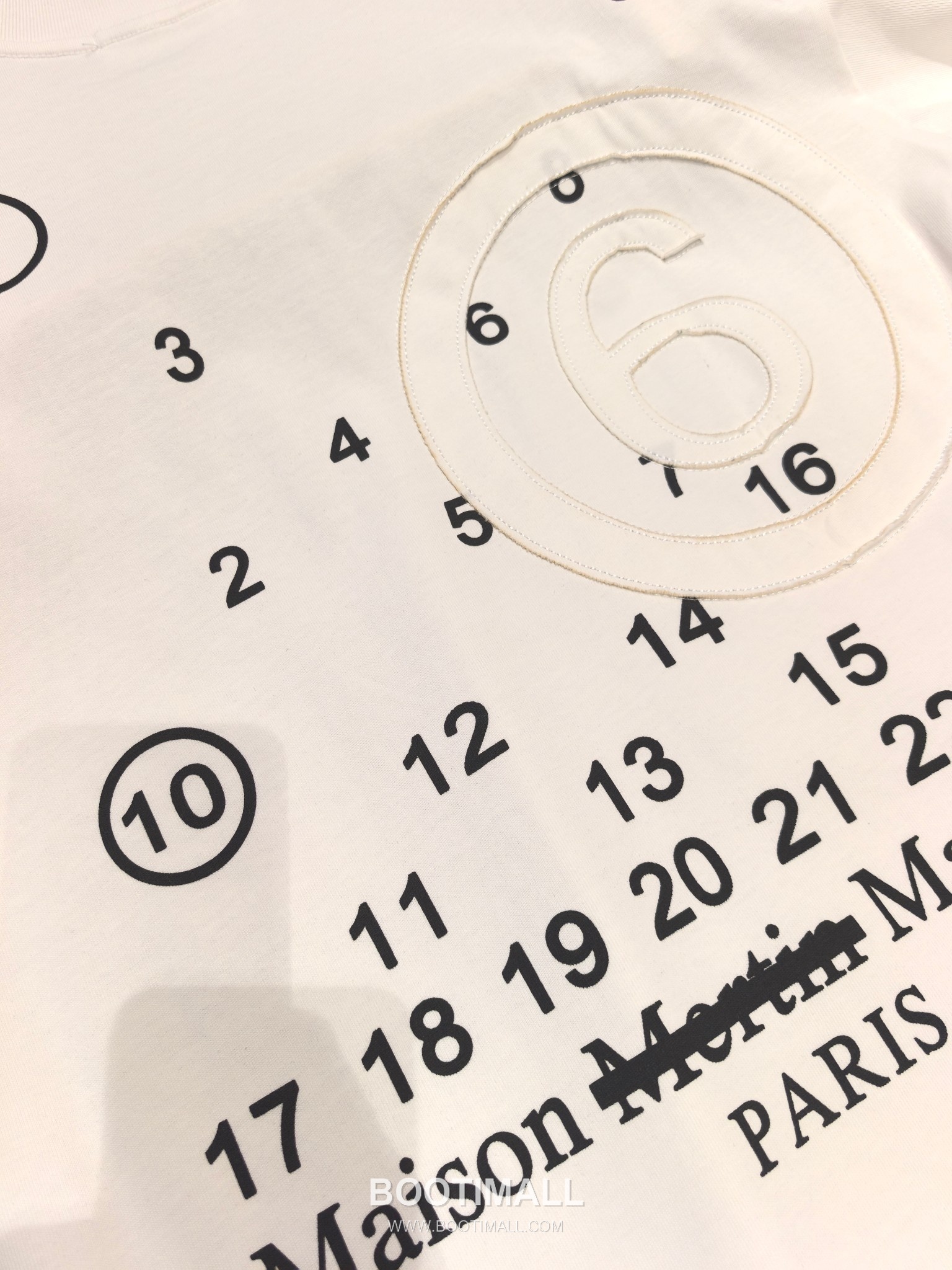 Maison Margiela Number Logo Patch Tee Black T-Shirt 메종 마르지엘라 넘버 로고 패치 티 블랙 반팔 티셔츠 6