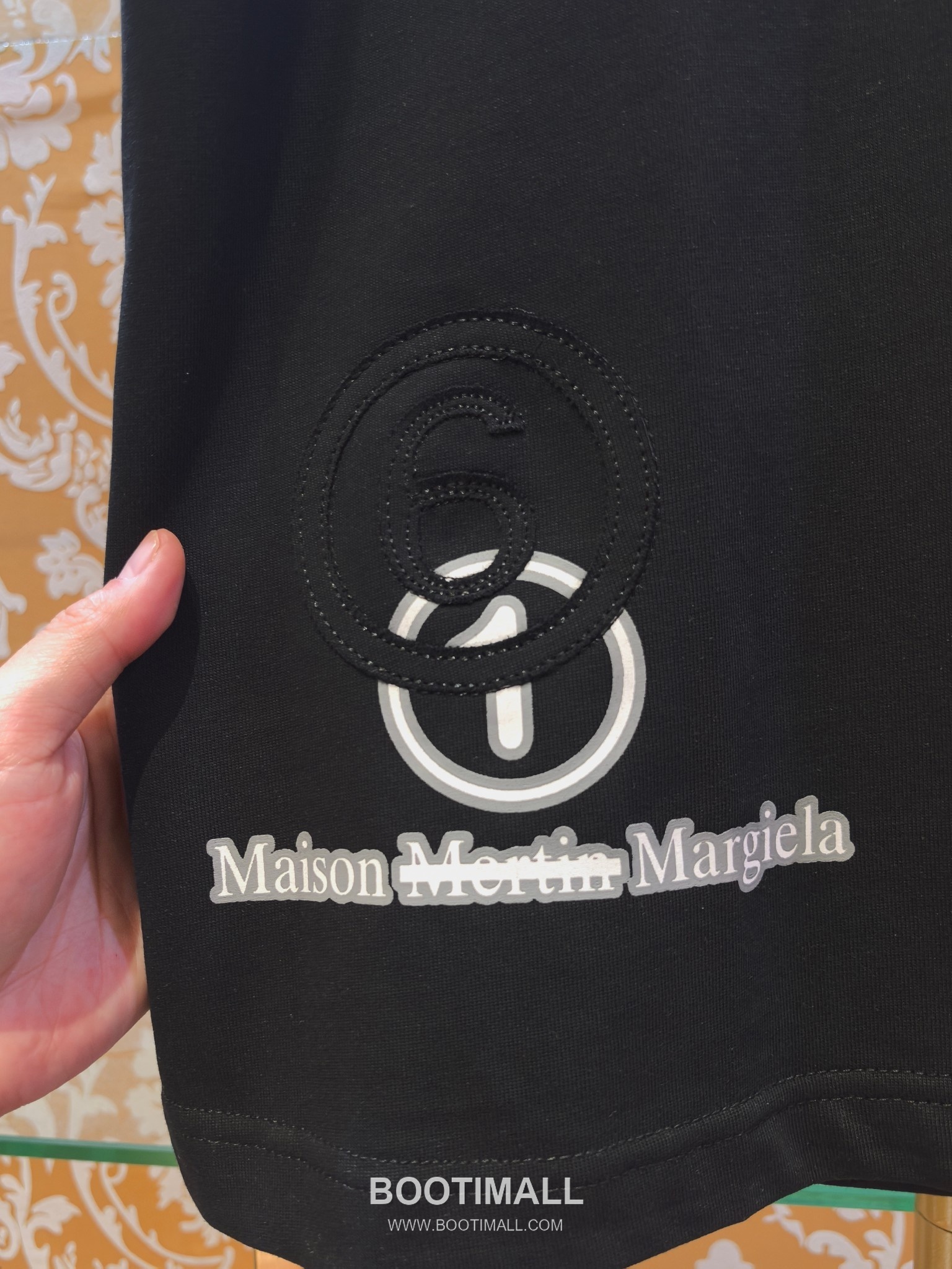 Maison Margiela Number Logo Patch Tee Black T-Shirt 메종 마르지엘라 넘버 로고 패치 티 블랙 반팔 티셔츠 5