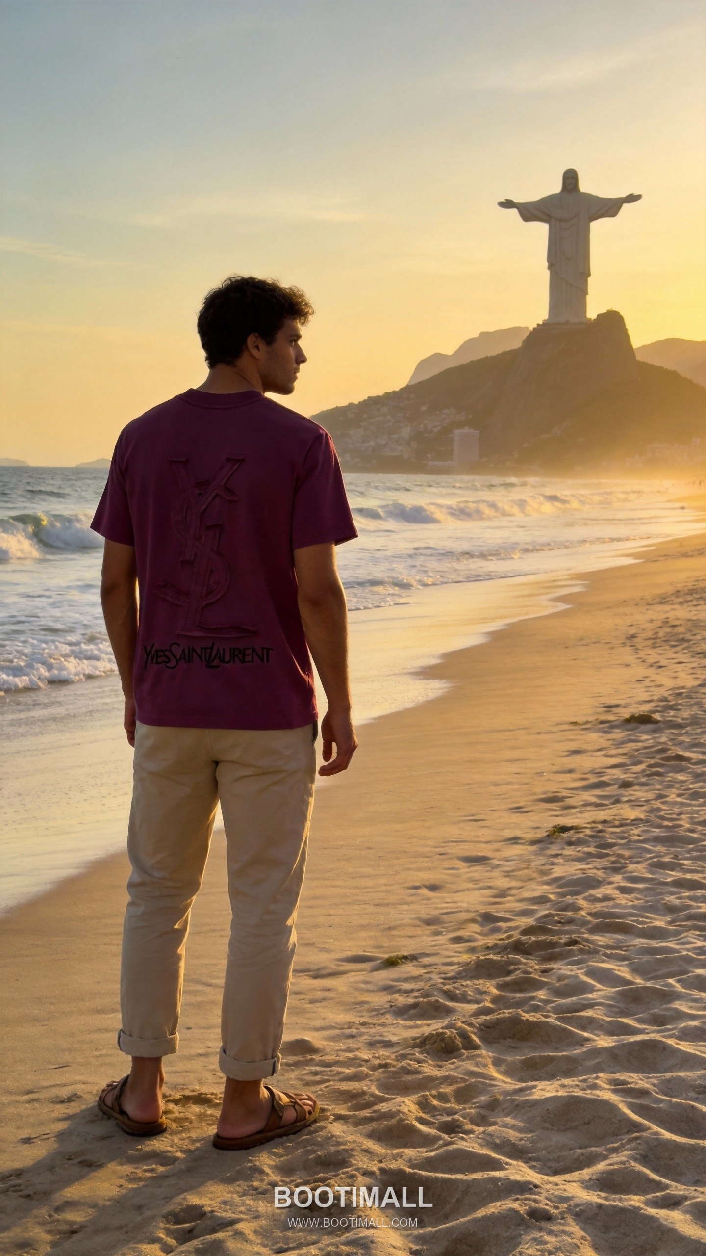 Saint Laurent Embossed Logo Tee Black T-Shirt 생로랑 엠보 로고 티 블랙 티셔츠 4