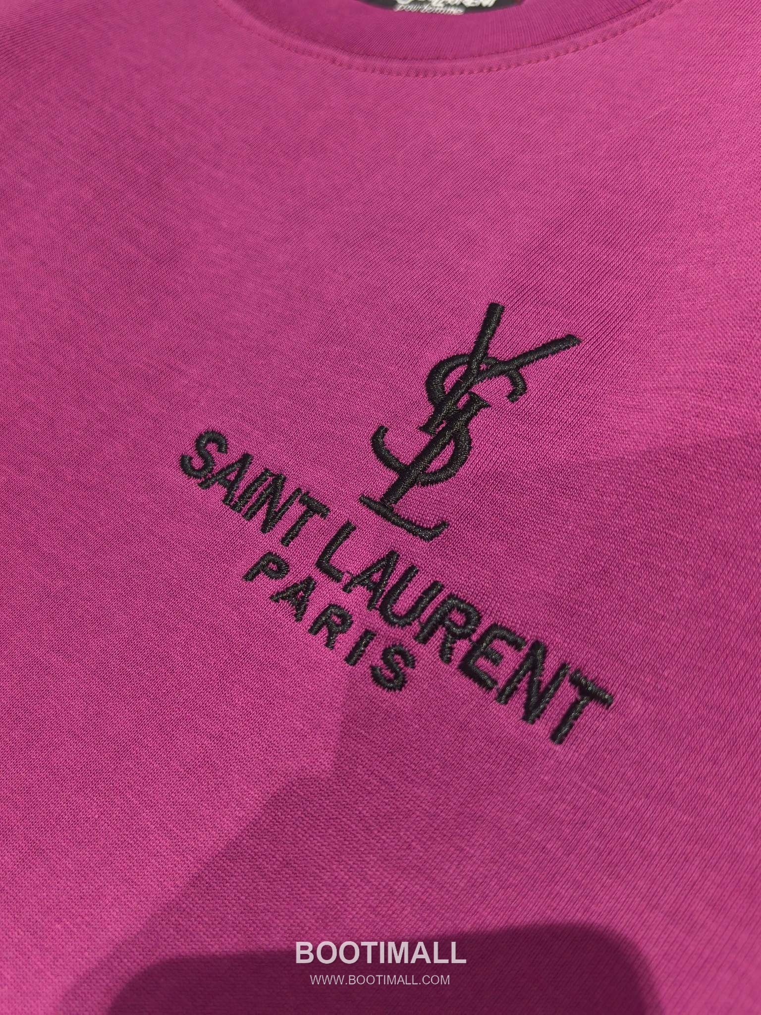 Saint Laurent Embossed Logo Tee Black T-Shirt 생로랑 엠보 로고 티 블랙 티셔츠 6