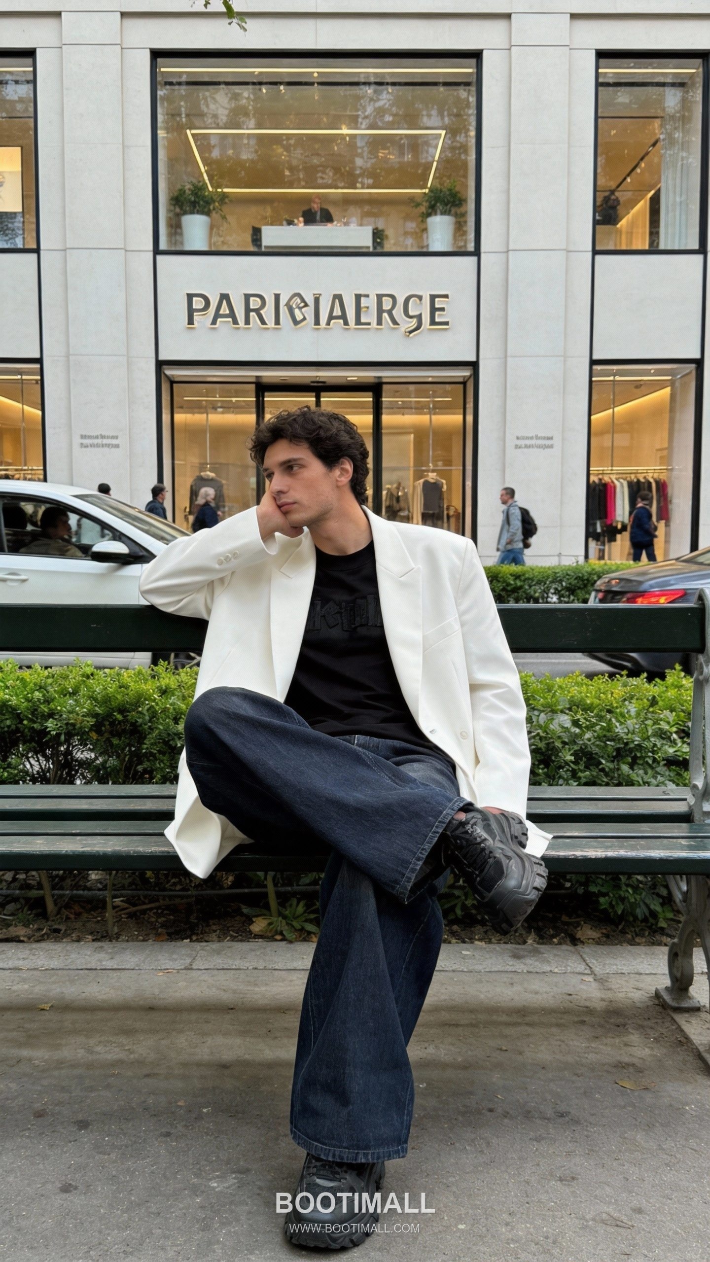 Balenciaga Patch Embroidery Tee White T-Shirt 발렌시아가 패치 자수 티 화이트 티셔츠 1