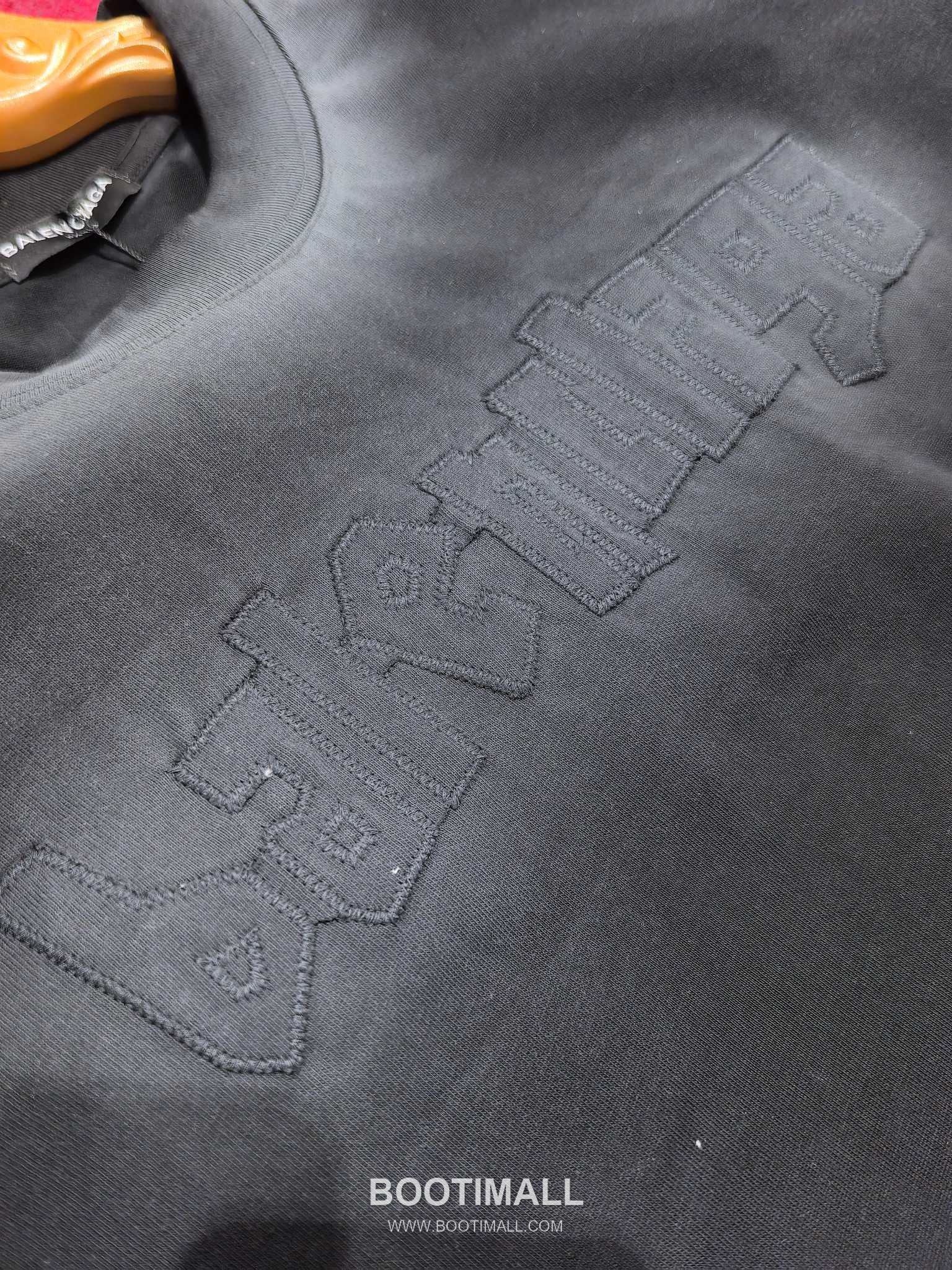 Balenciaga Patch Embroidery Tee White T-Shirt 발렌시아가 패치 자수 티 화이트 티셔츠 8