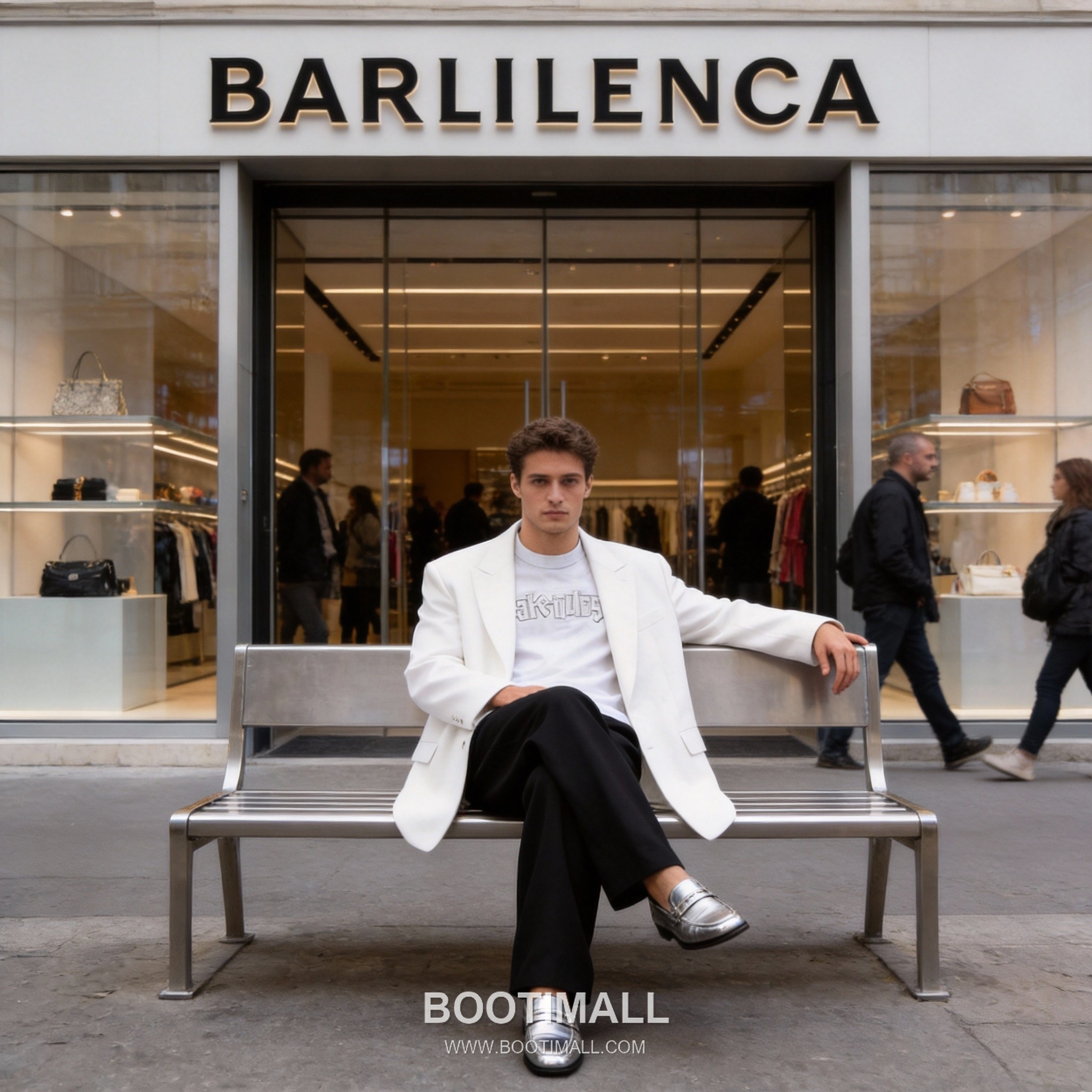 Balenciaga Patch Embroidery Tee White T-Shirt 발렌시아가 패치 자수 티 화이트 티셔츠 1