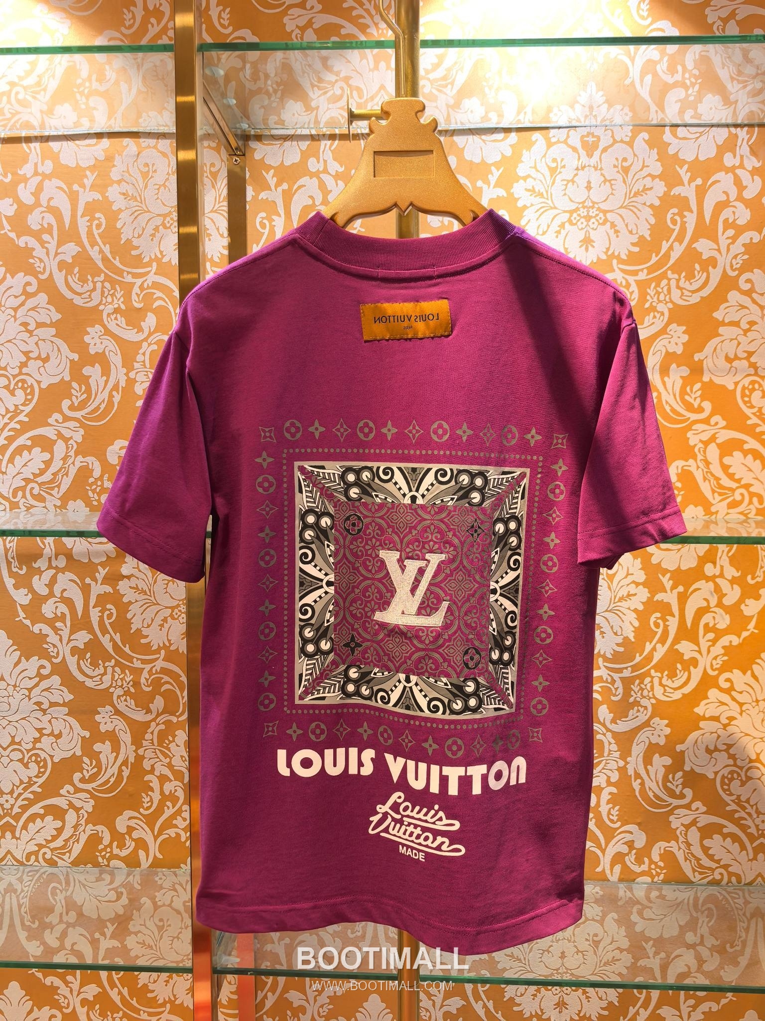 Louis Vuitton Monogram Bandana Tee Black T-Shirt 루이비통 모노그램 반다나 티 블랙 반팔 티셔츠 8