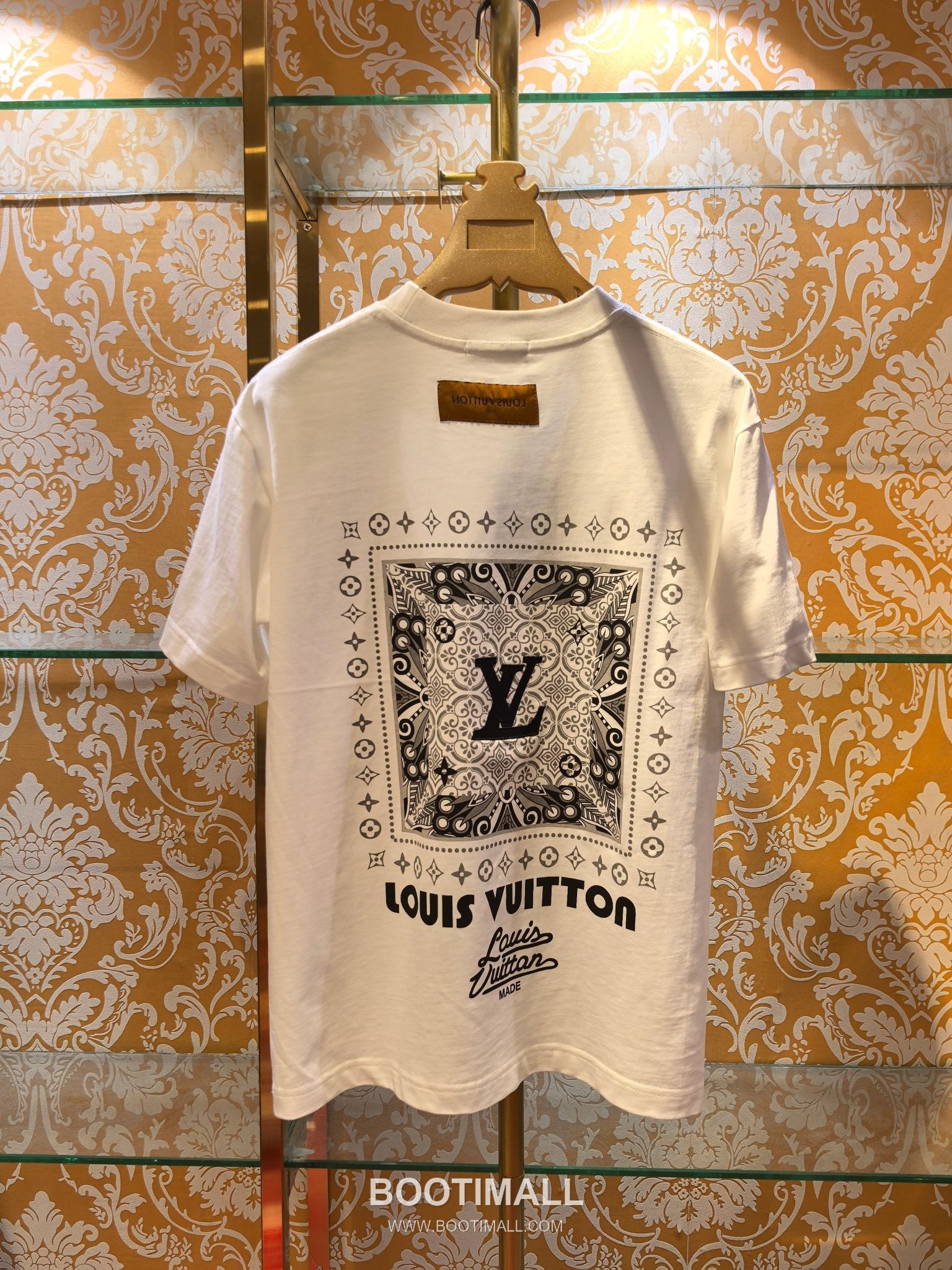 Louis Vuitton Monogram Bandana Tee Black T-Shirt 루이비통 모노그램 반다나 티 블랙 반팔 티셔츠 8