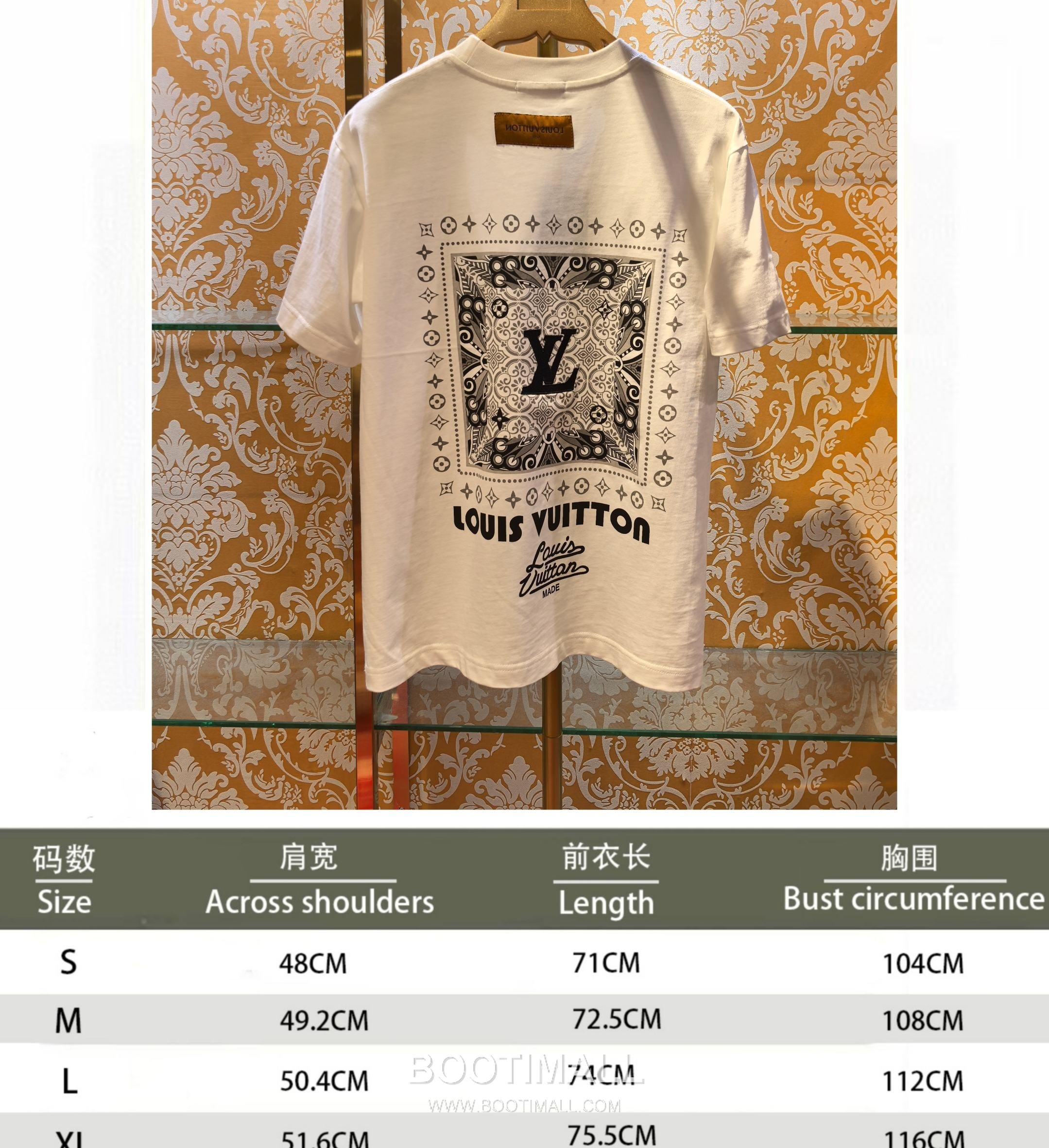 Louis Vuitton Monogram Bandana Tee Black T-Shirt 루이비통 모노그램 반다나 티 블랙 반팔 티셔츠 9