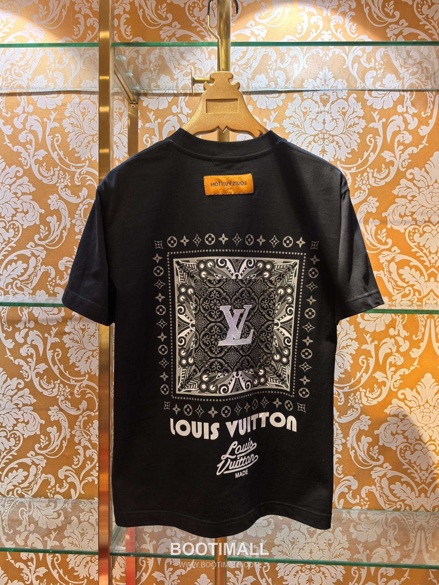 Louis Vuitton Monogram Bandana Tee Black T-Shirt 루이비통 모노그램 반다나 티 블랙 반팔 티셔츠 8