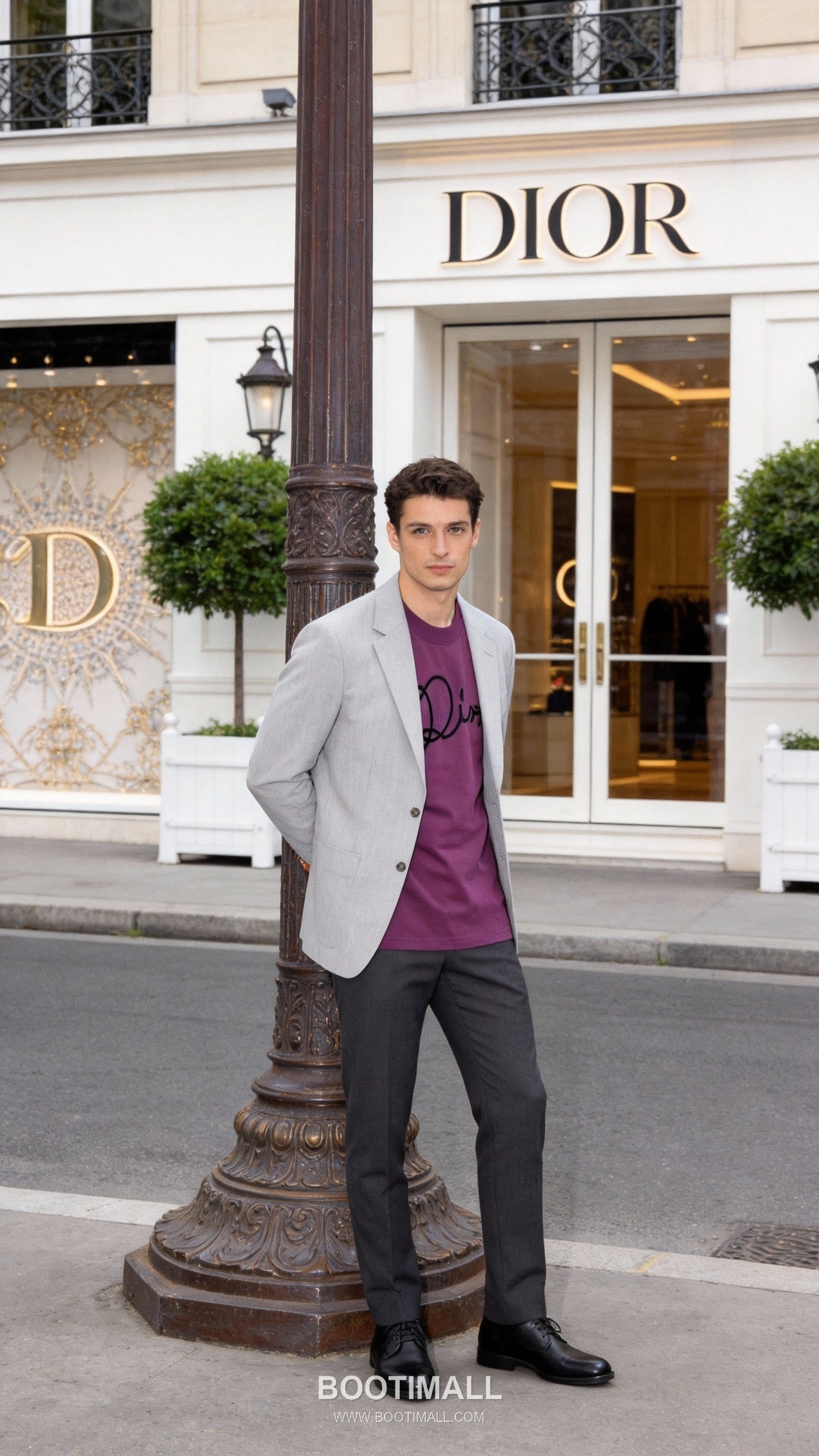 Dior Wave Embroidery Tee Black T-Shirt 디올 웨이브 자수 티 블랙 반팔 티셔츠 1