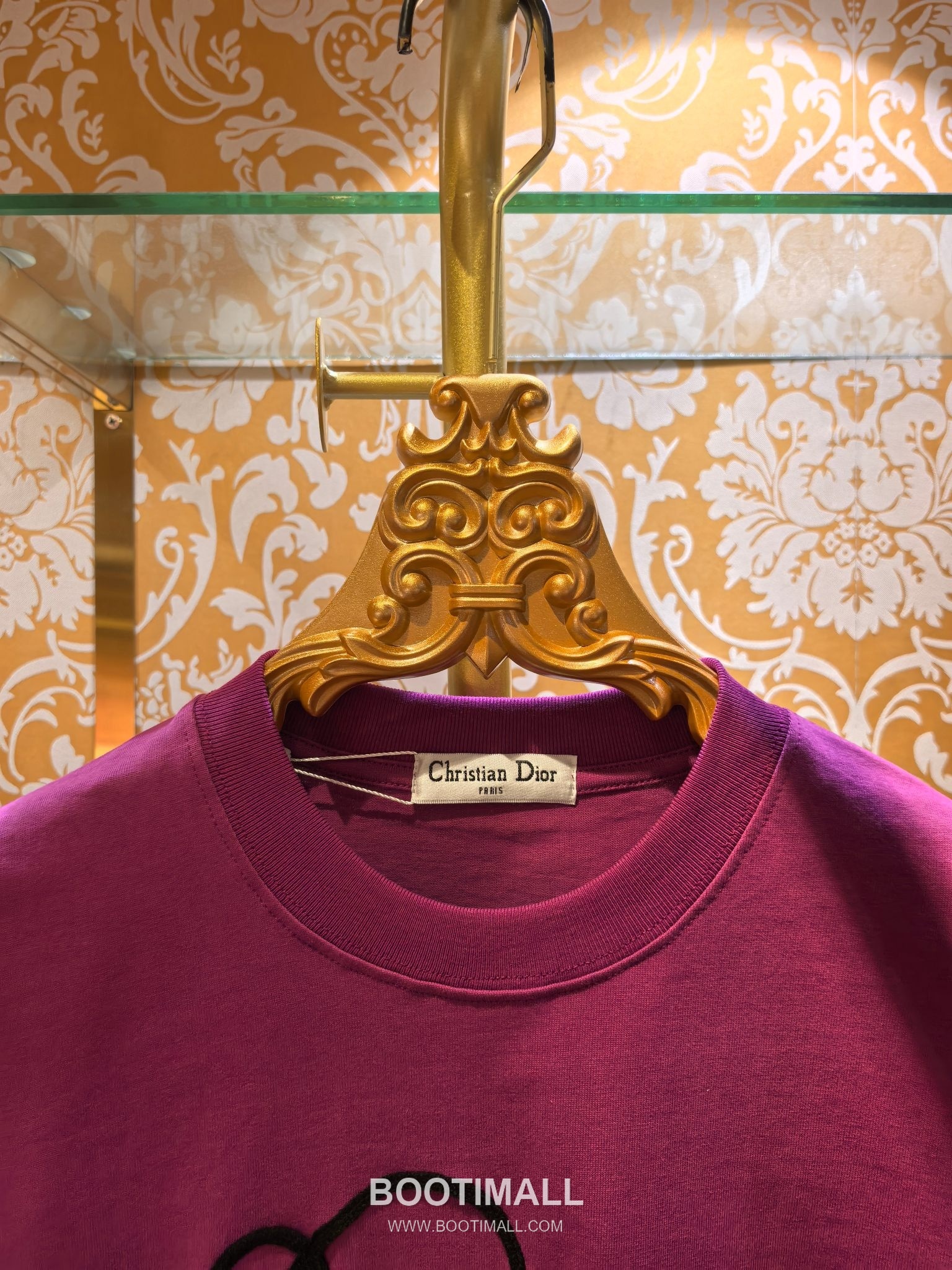 Dior Wave Embroidery Tee Black T-Shirt 디올 웨이브 자수 티 블랙 반팔 티셔츠 6