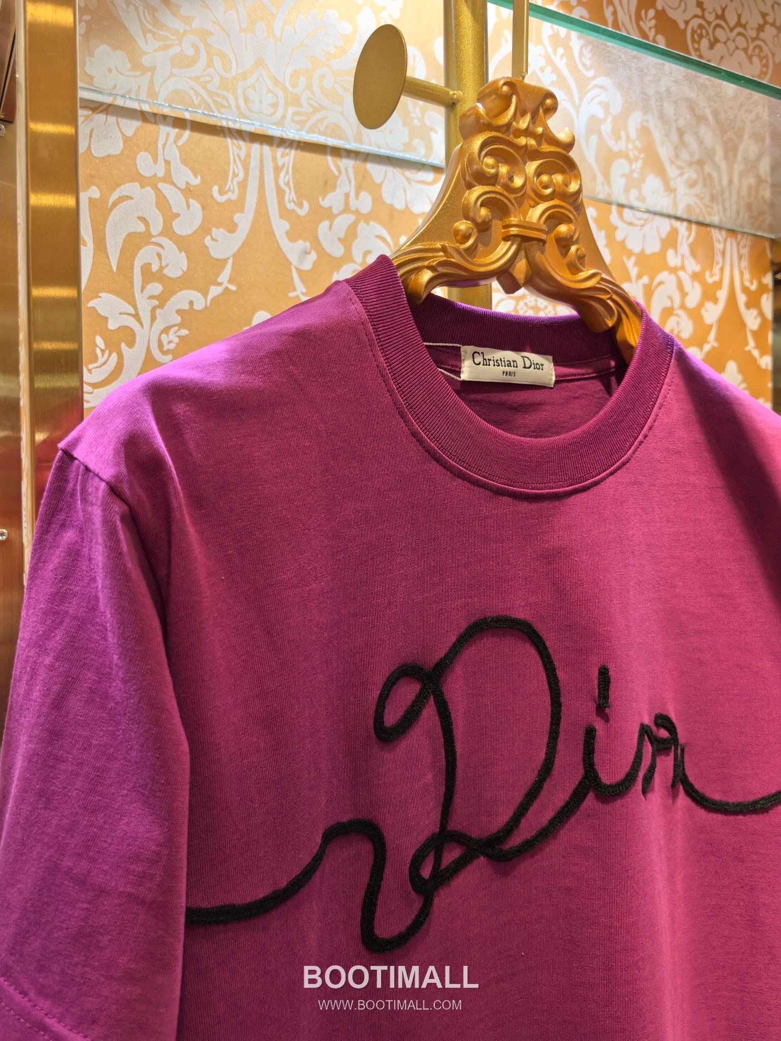 Dior Wave Embroidery Tee Black T-Shirt 디올 웨이브 자수 티 블랙 반팔 티셔츠 7